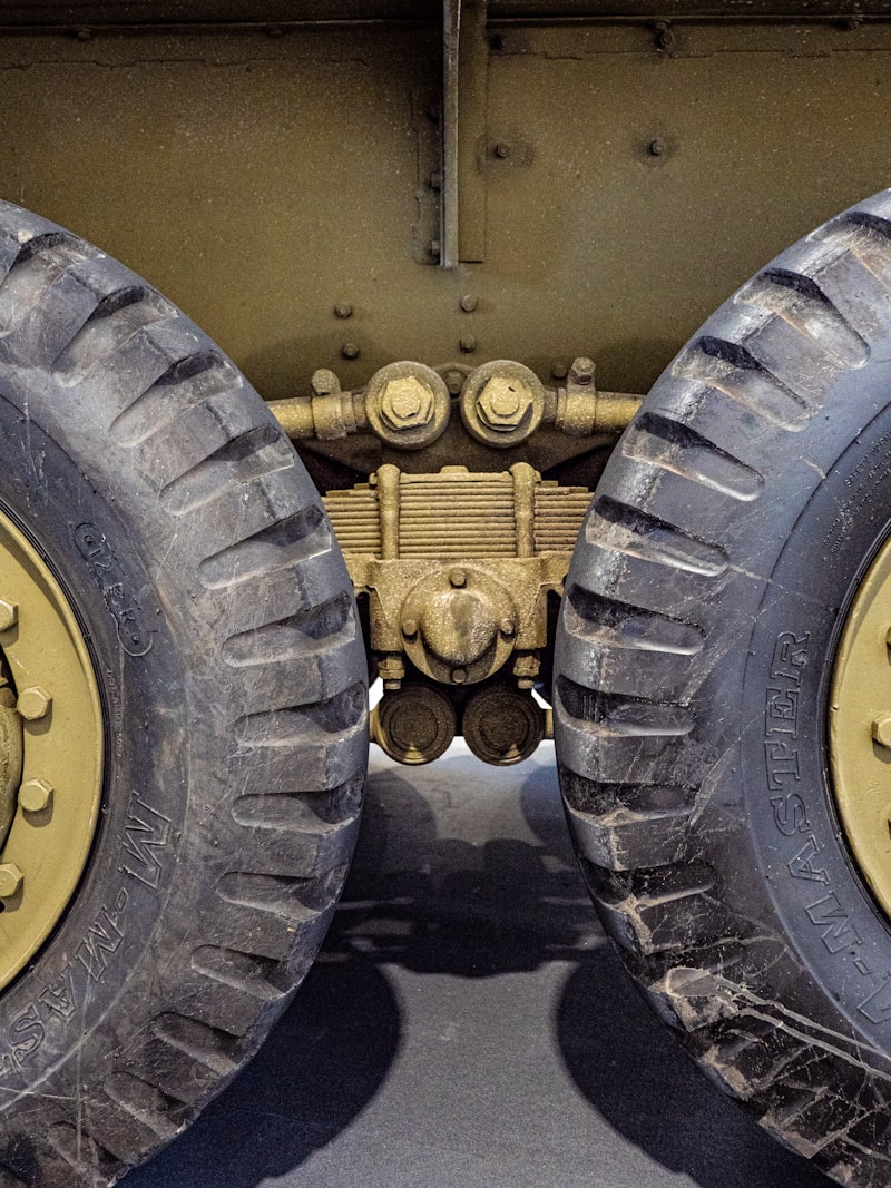 Lift Kit Installation — Truck Suspension Close-Up