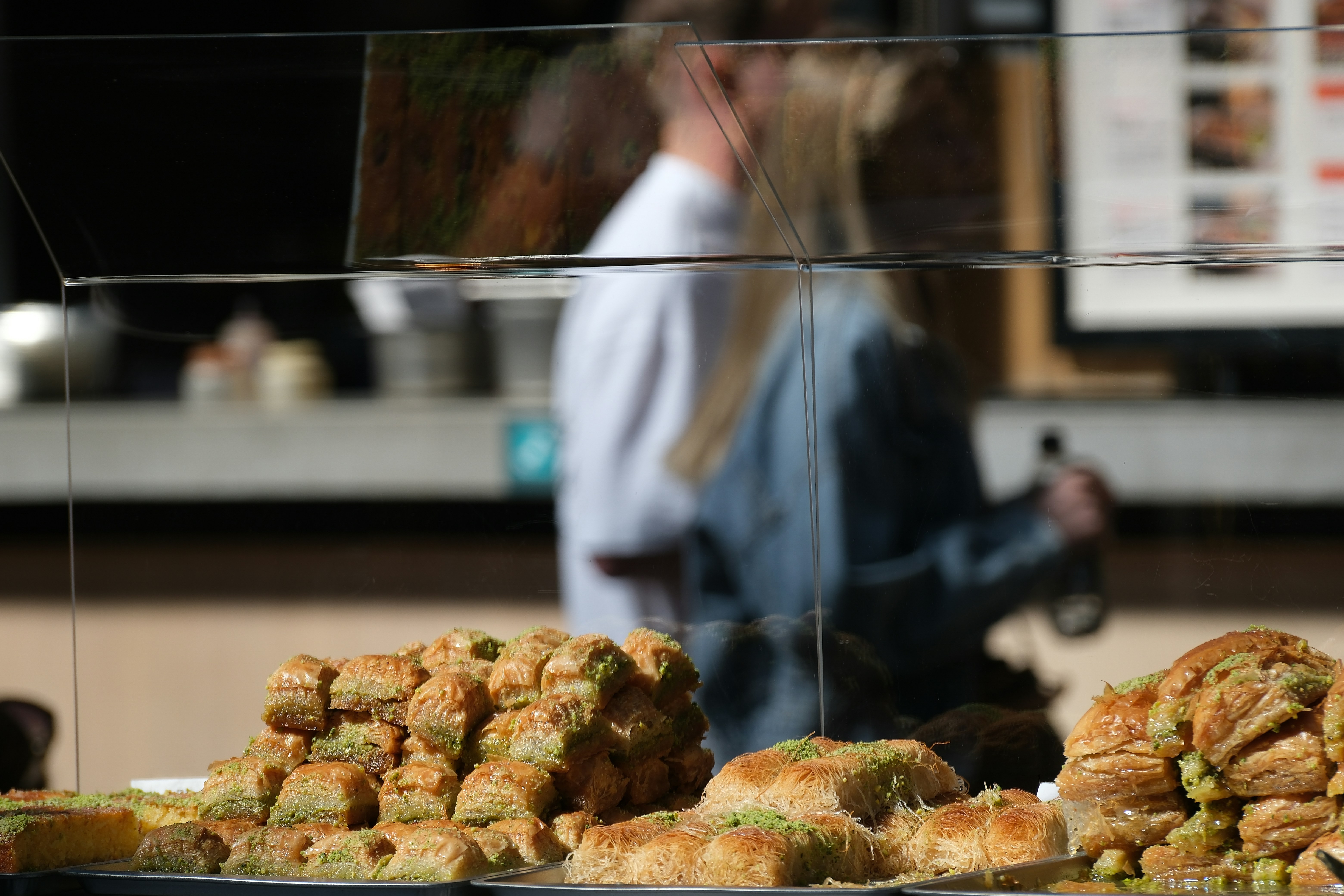 Baklaca on market stall in Spitalfields Market