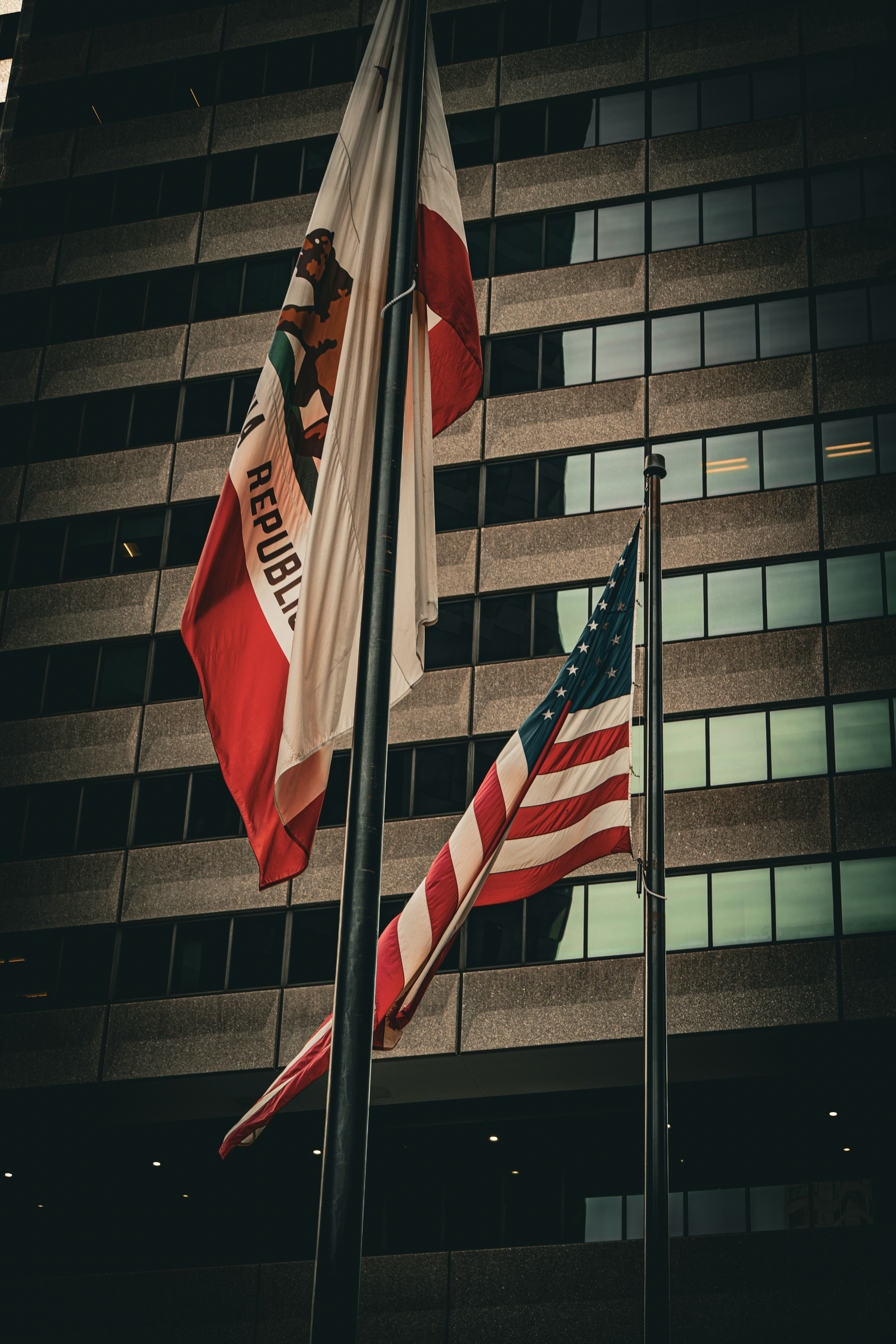 Flags in front of a building — sovereignty over your AI stack