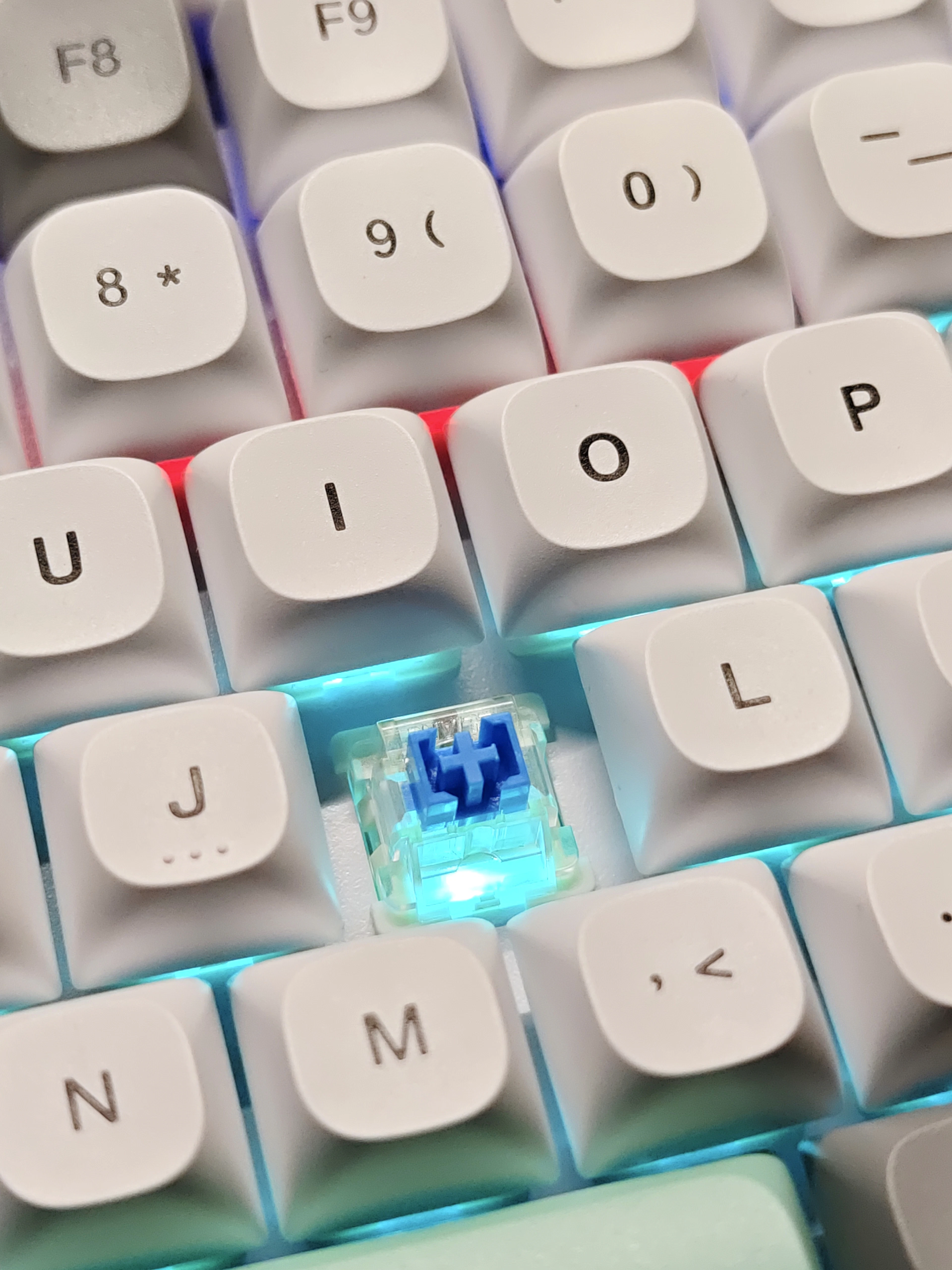 Teclado mecánico Blanco