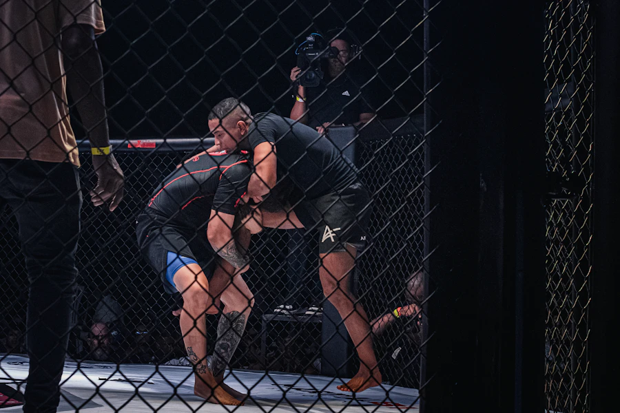 Souboj MMA v kleci