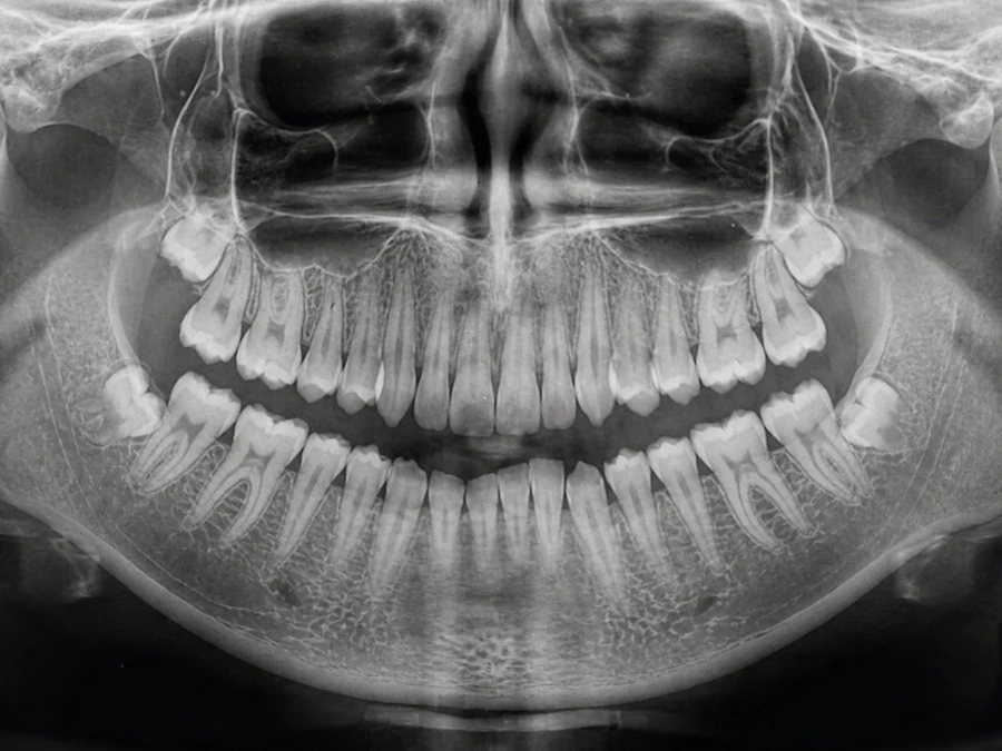 Panoramic digital dental X-ray