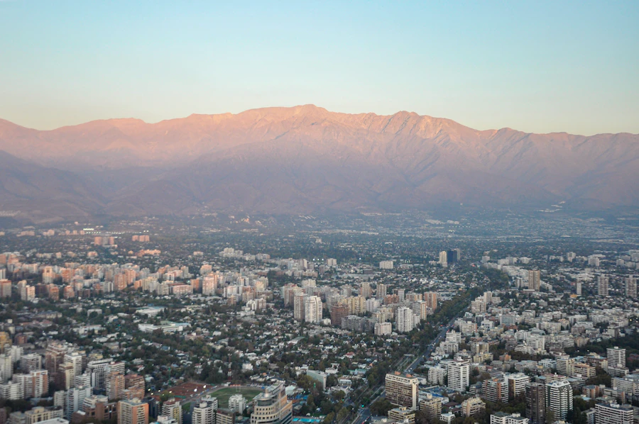 Santiago, Chile — the Andes skyline