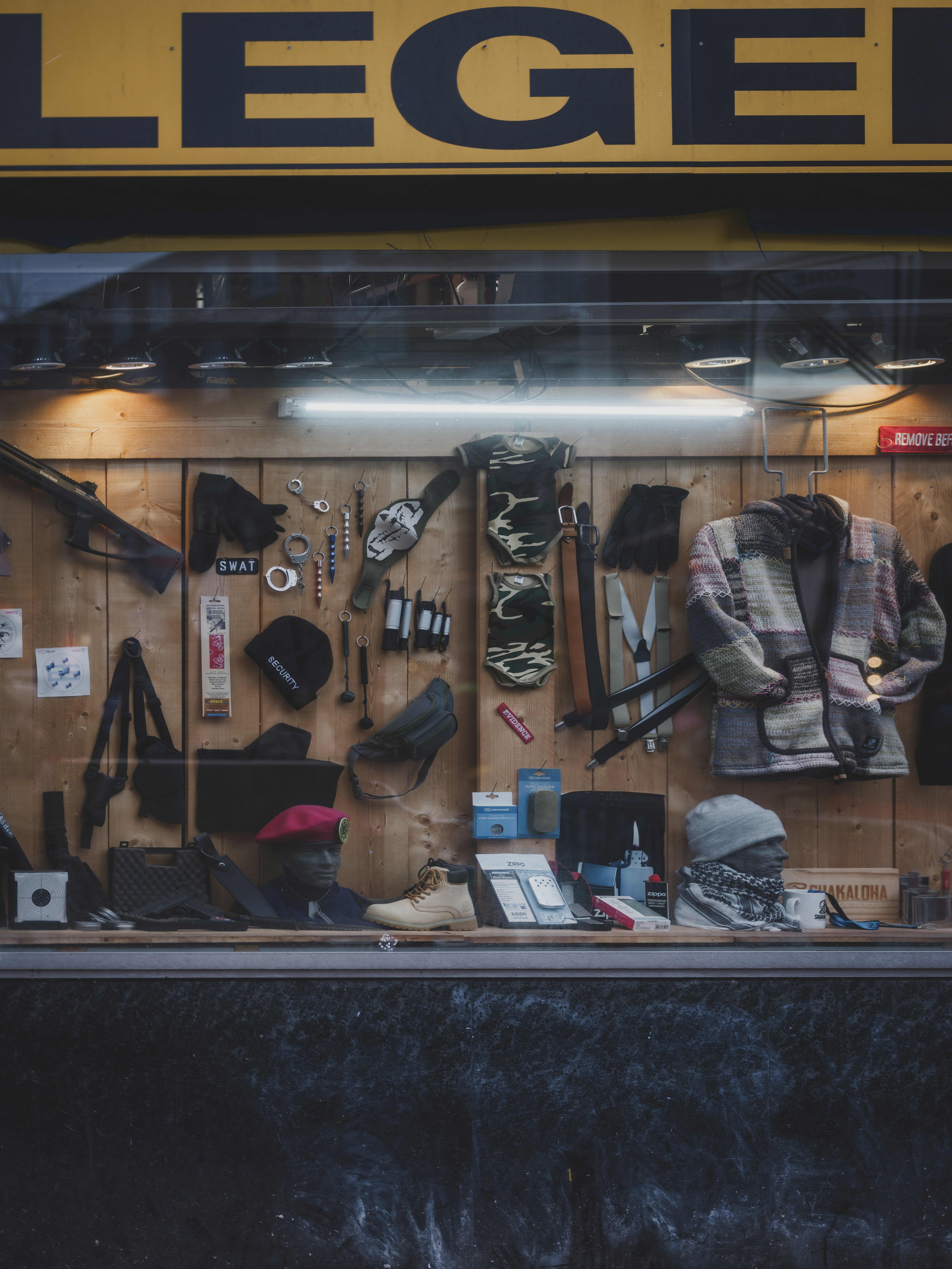 store with army supply