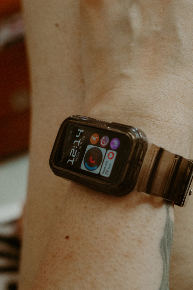 Multi-Function Activity Band worn on the wrist, displaying activity tracking data