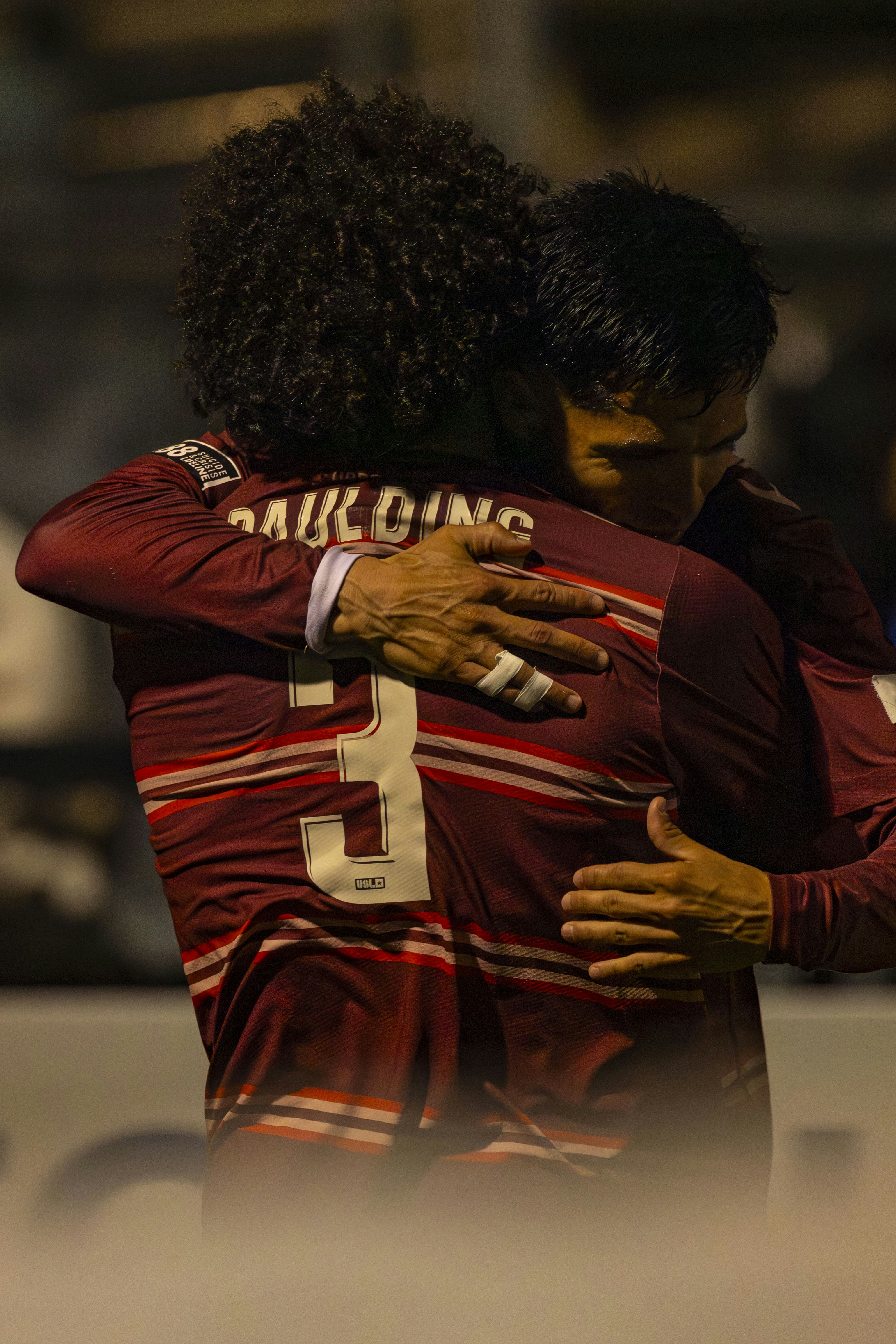 Person huging another person