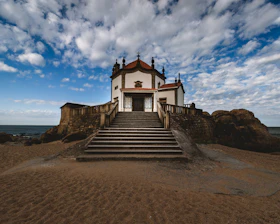 Chapel on a rocky outcrop by the sea