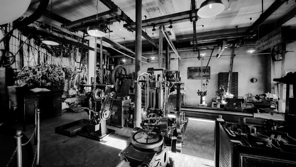Workshop machinery used for fabrication
