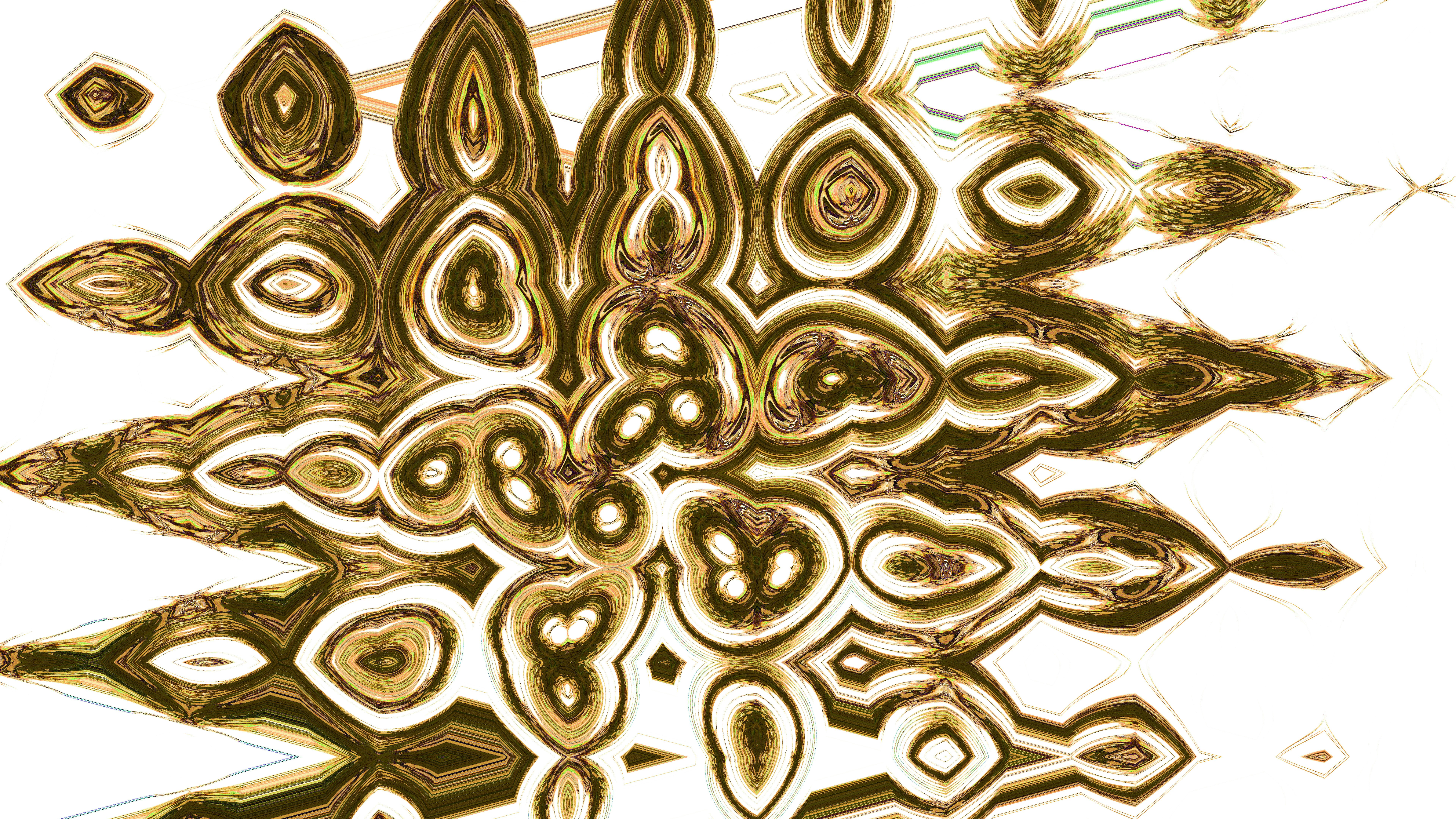 Patrón abstracto con círculos concéntricos y líneas onduladas.