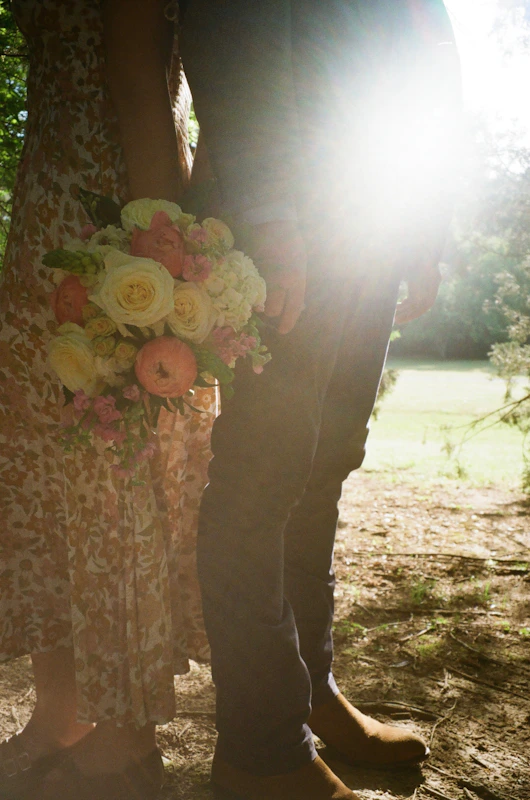 Bouquet in sunlight
