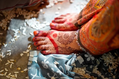 Feet mehndi designs