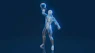 Anatomical figure lifting a kettlebell overhead.