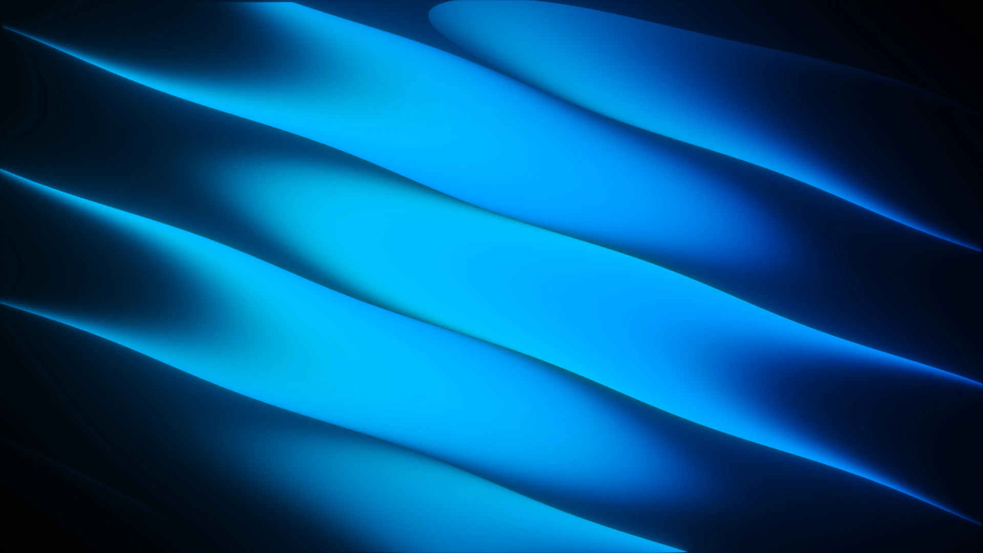 Abstract blue light streaks on a dark background