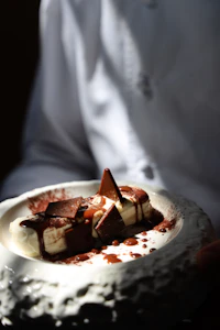 Dark chocolate crémeux