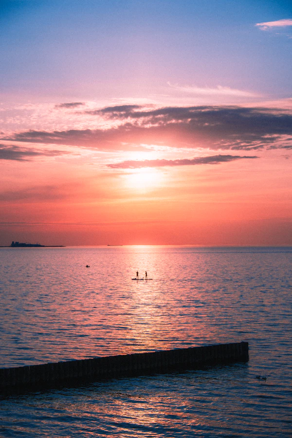 paddleboarding