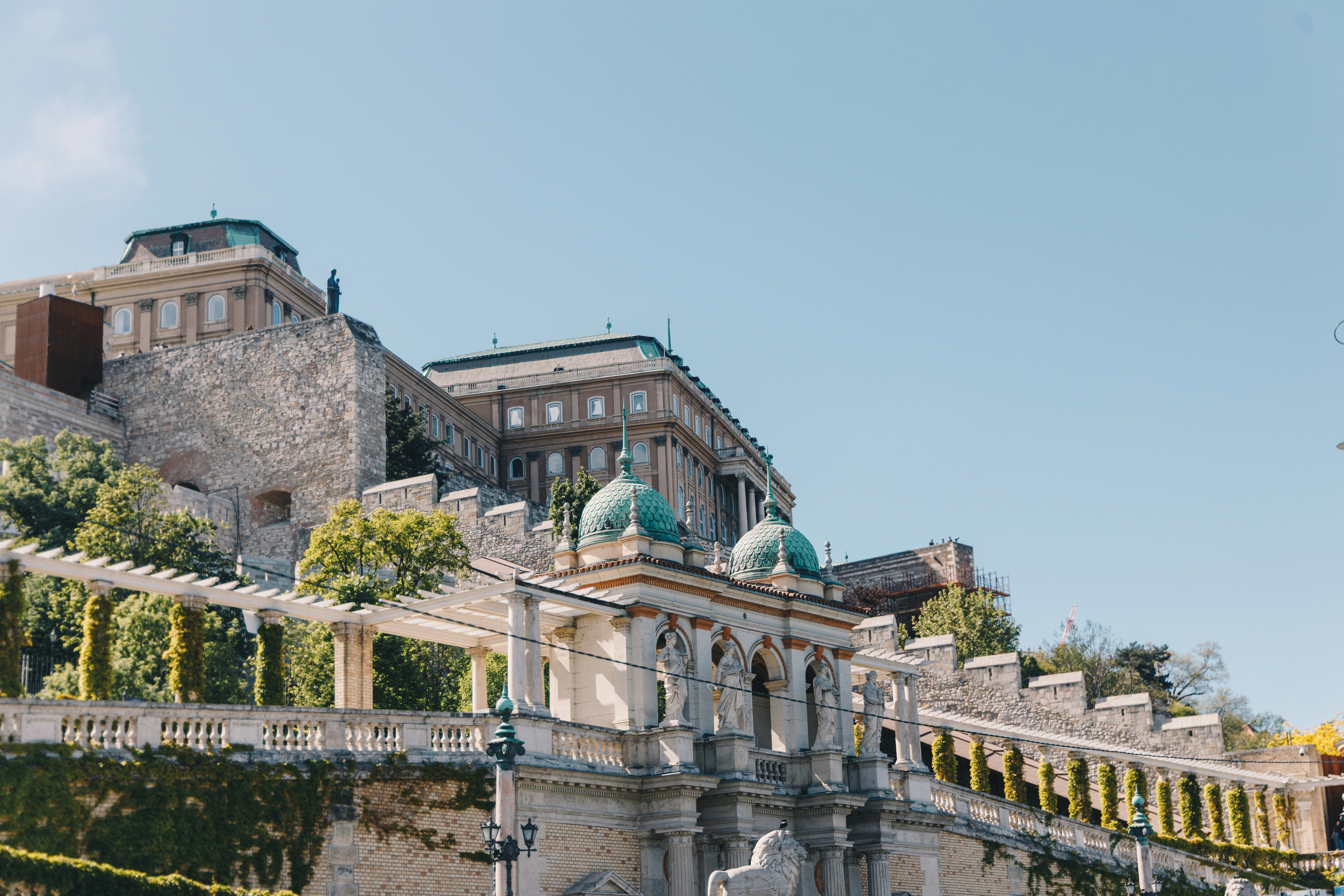 Buda Castle Palace complex overlooking Budapest