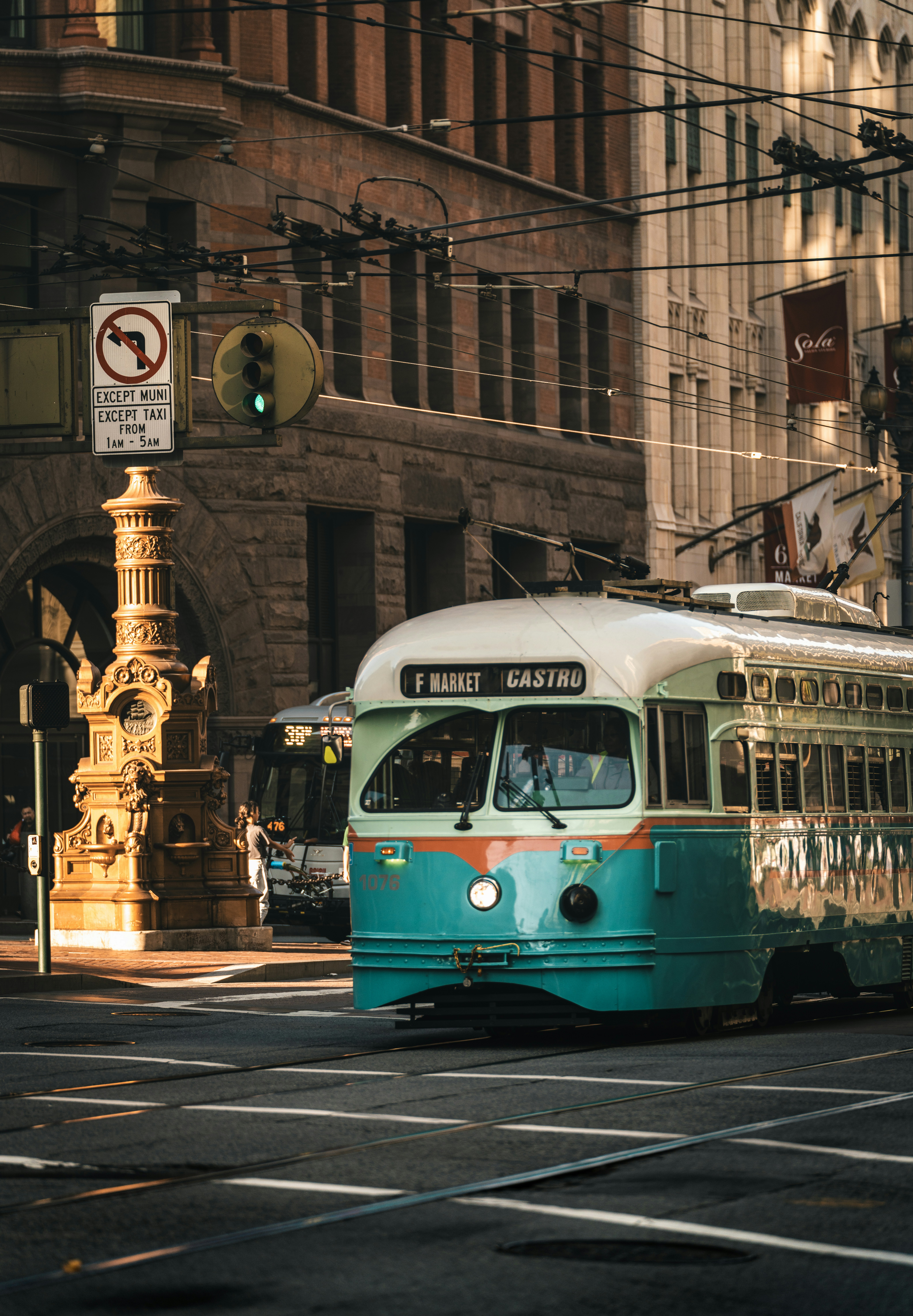 A trolley in San Francisco.