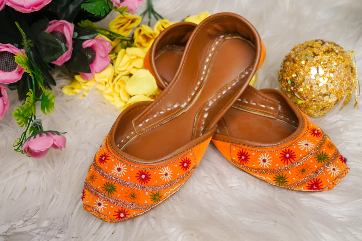 Embroidered Khussa Flats 