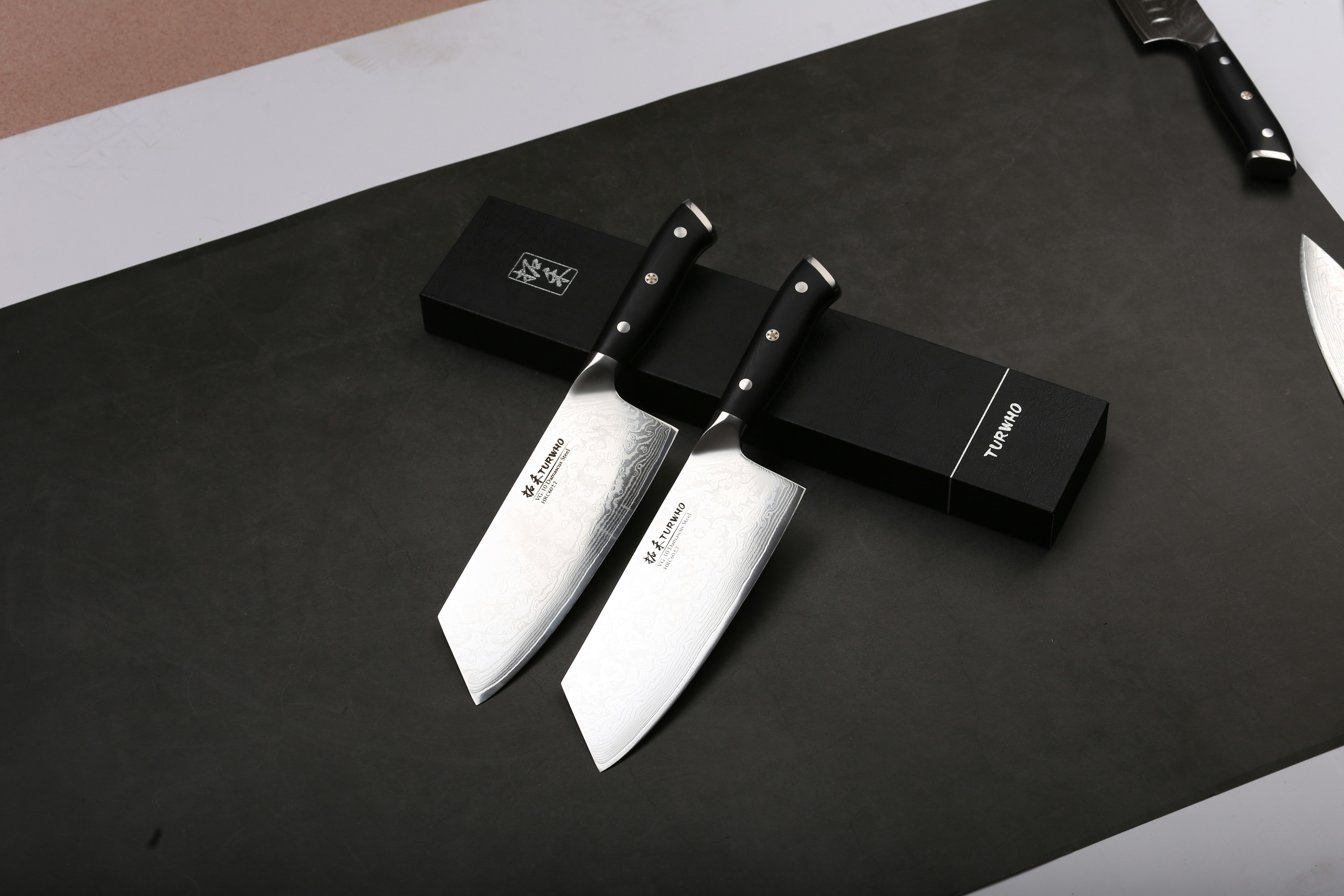 damascus knife set