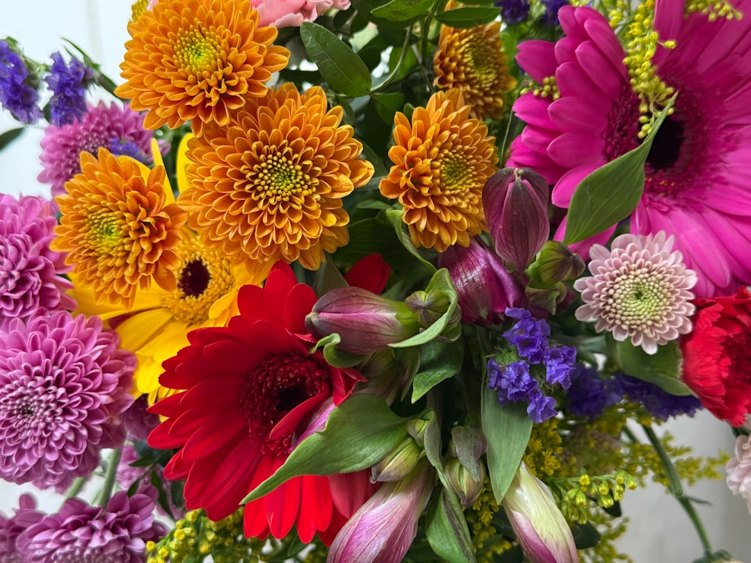vibrant birthday flower bundle with colorful balloons and a premium vase vibrant birthday flower bundle with colorful balloons and a premium vase