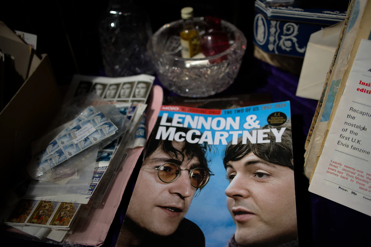 Vintage Beatles magazine cover, London