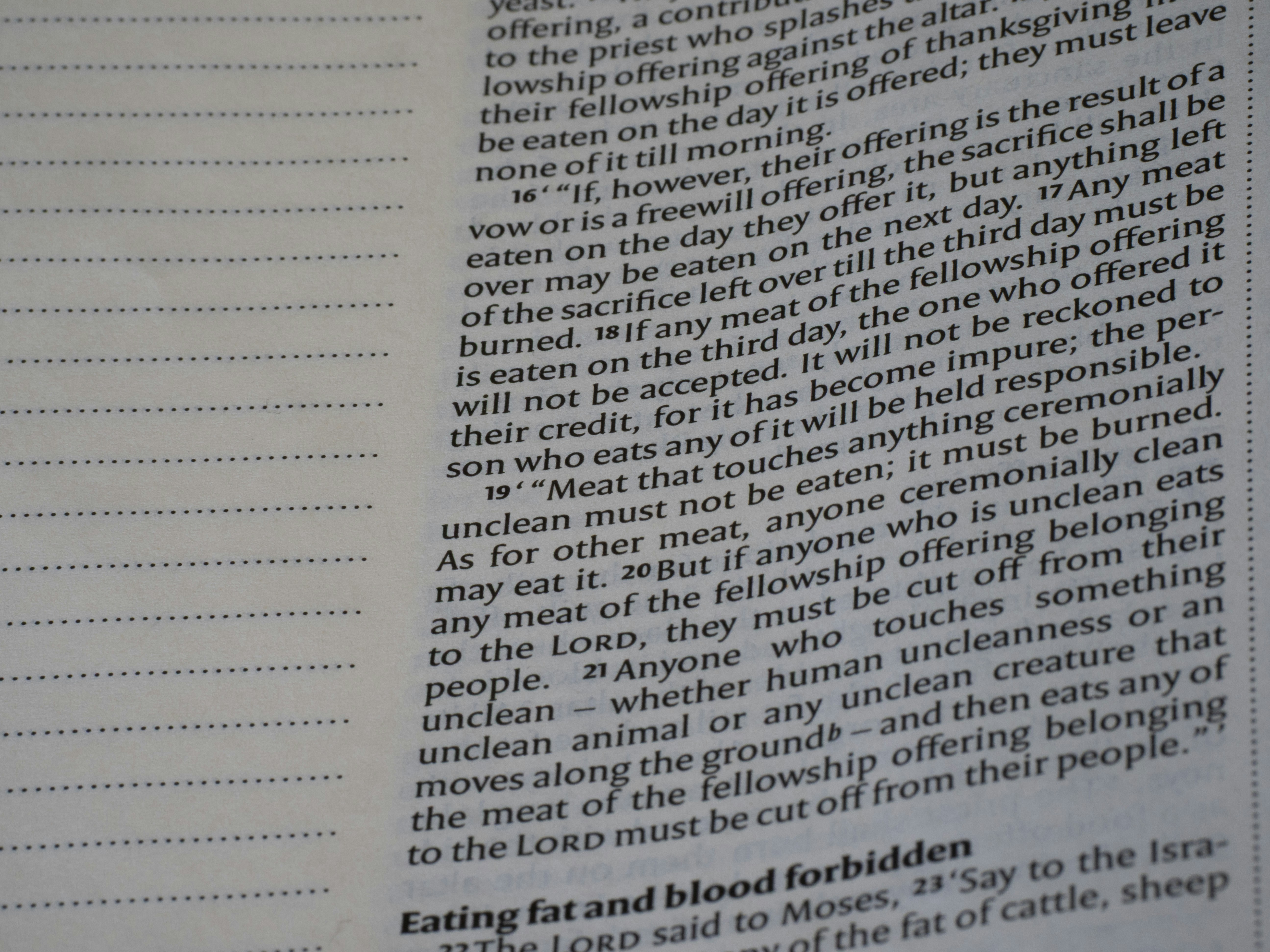 The Book of Leviticus