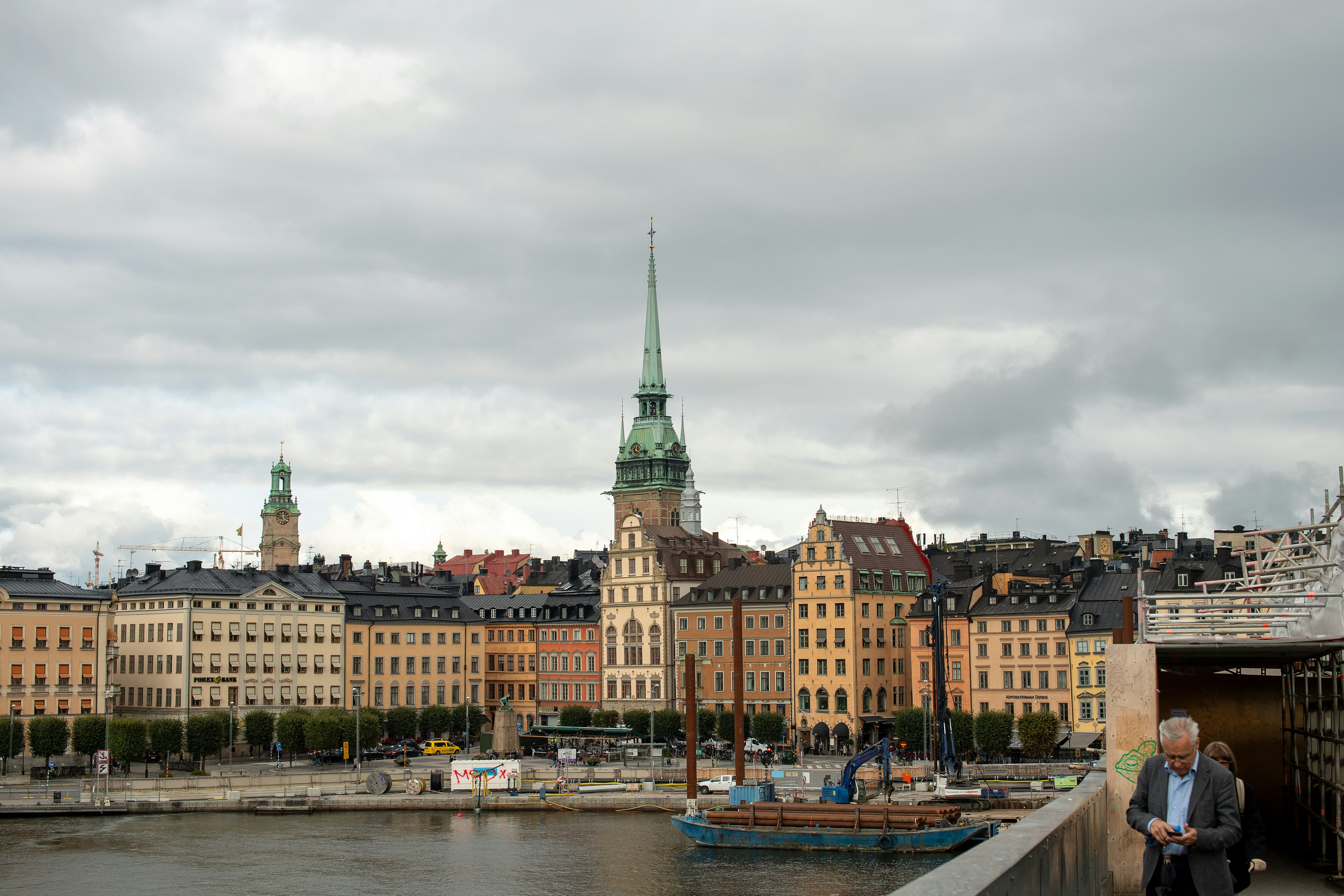 Stockholm skyline LinkedIn background