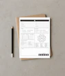 A blank form with a pencil on a notebook