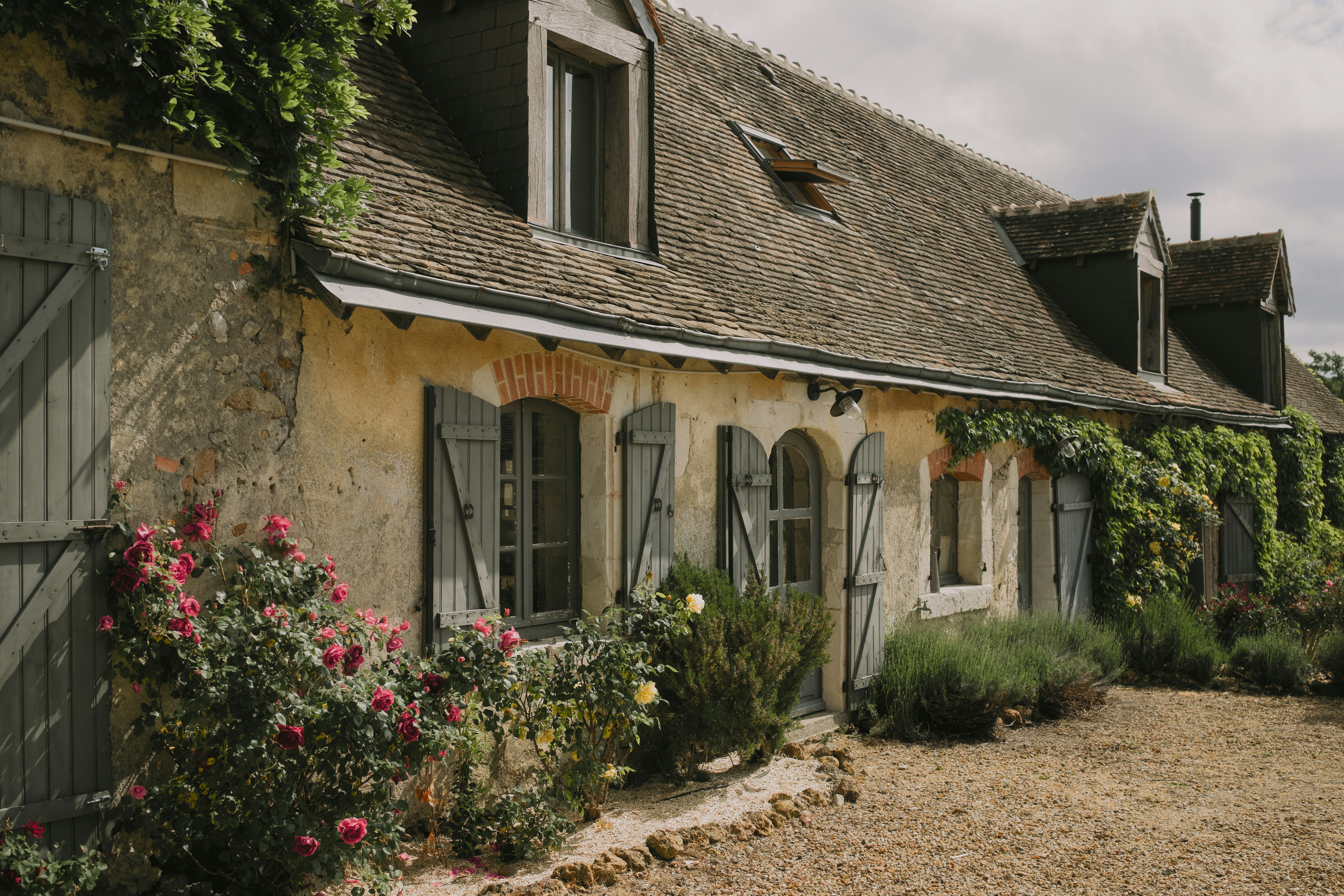 modern french countryside house