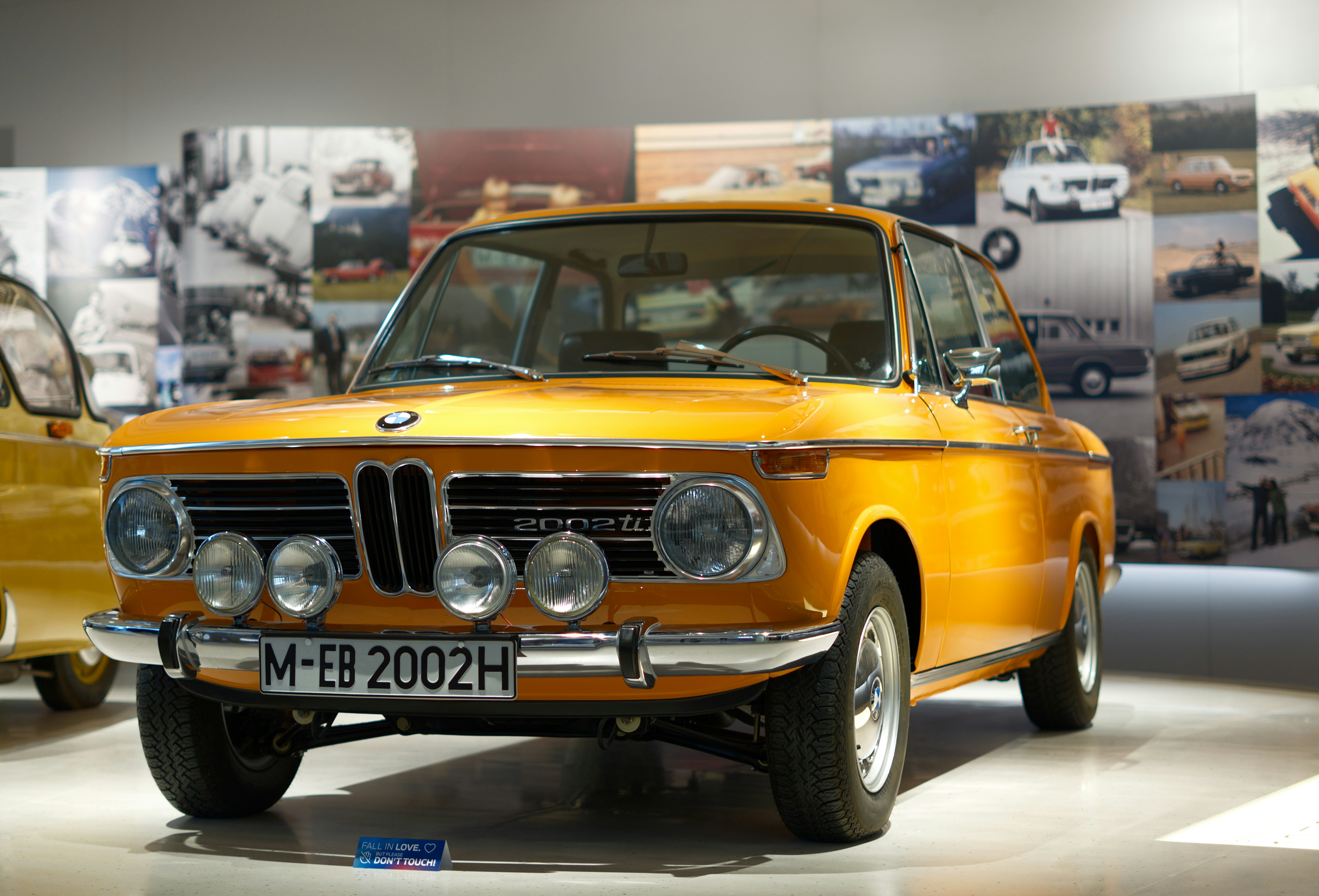 Orange 1970s BMW 2002