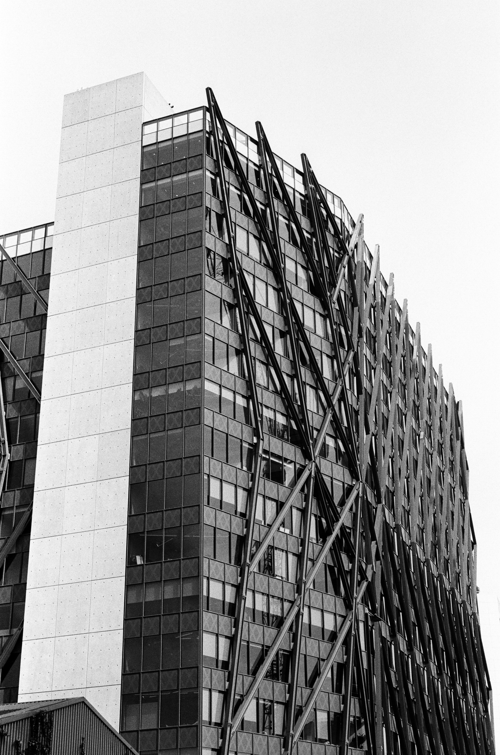 Modern building with geometric metal facade design. photo – Free London ...