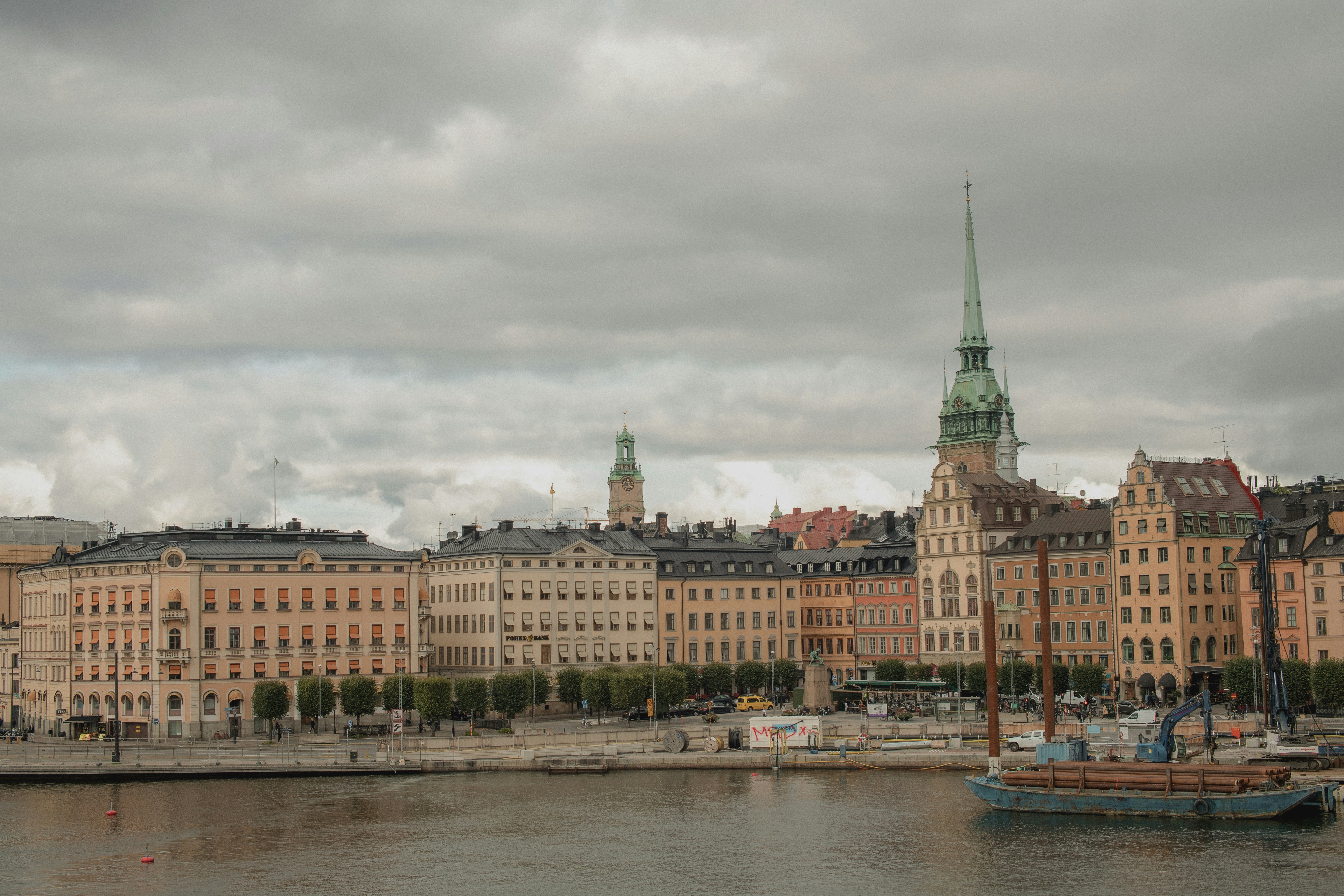 Stockholm skyline LinkedIn background