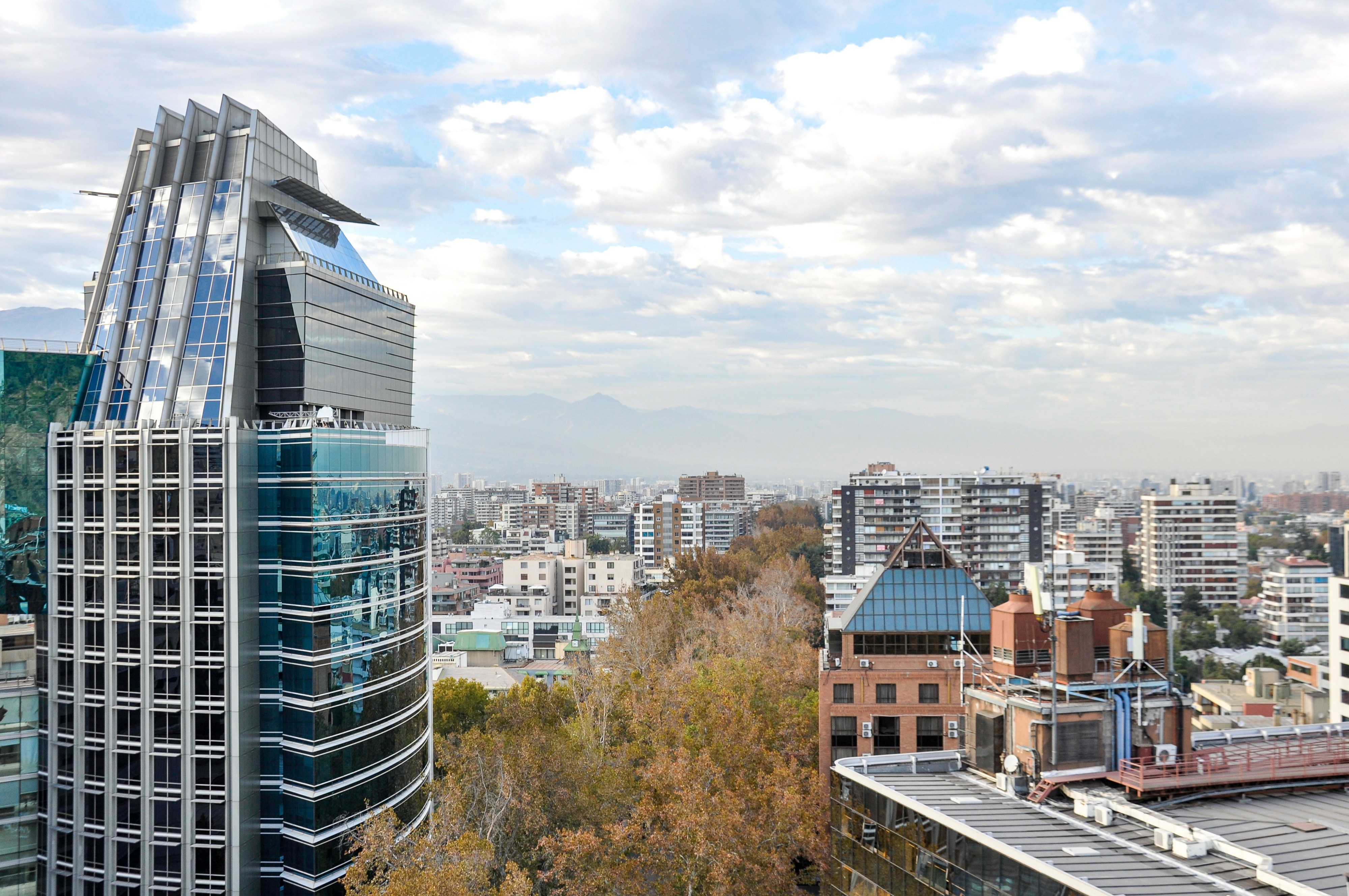 Modern skyscrapers