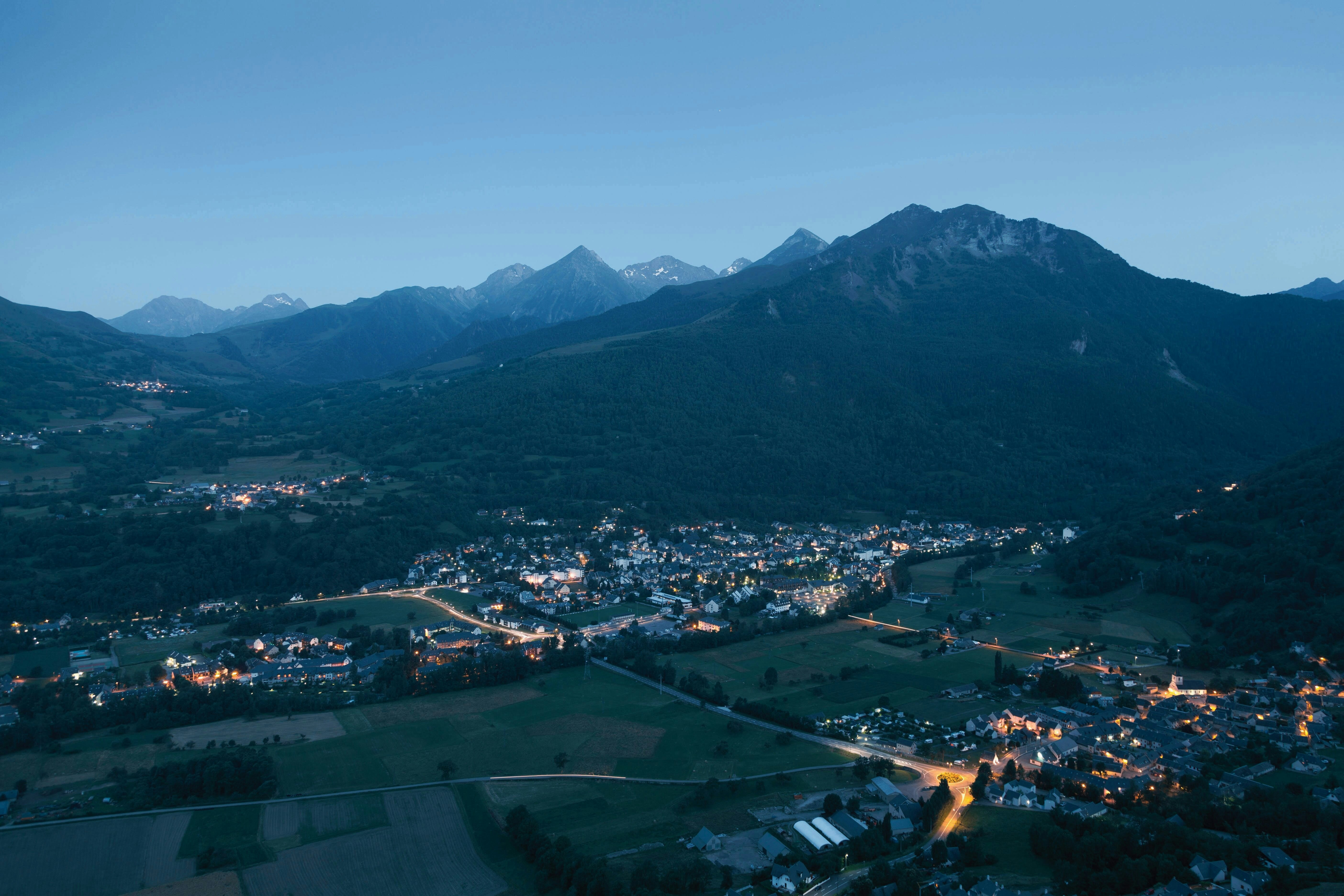 Paysage montagneux lors d'un trail