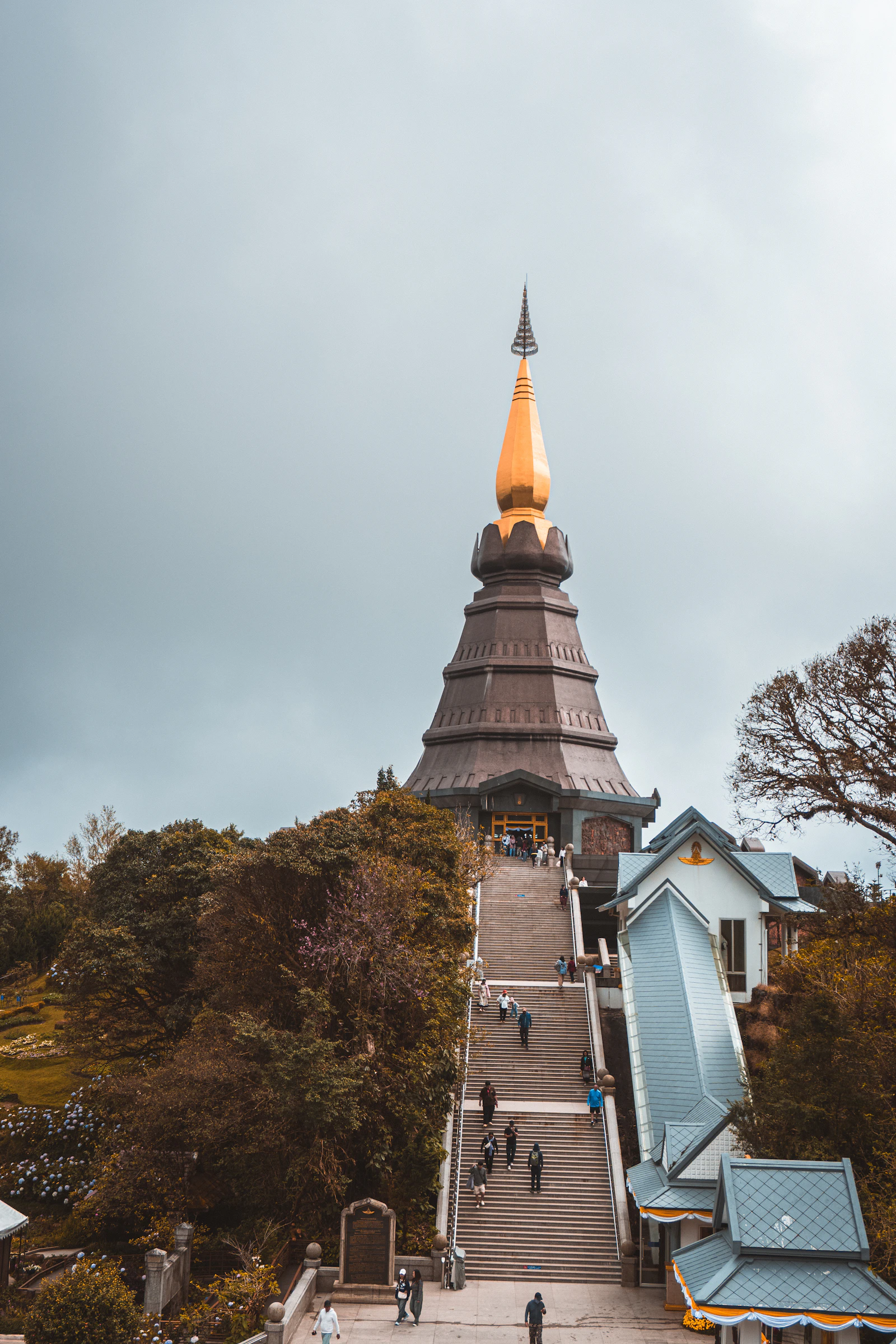 Golden chedi of Wat Phra That Doi Suthep temple in Chiang Mai, Thailand