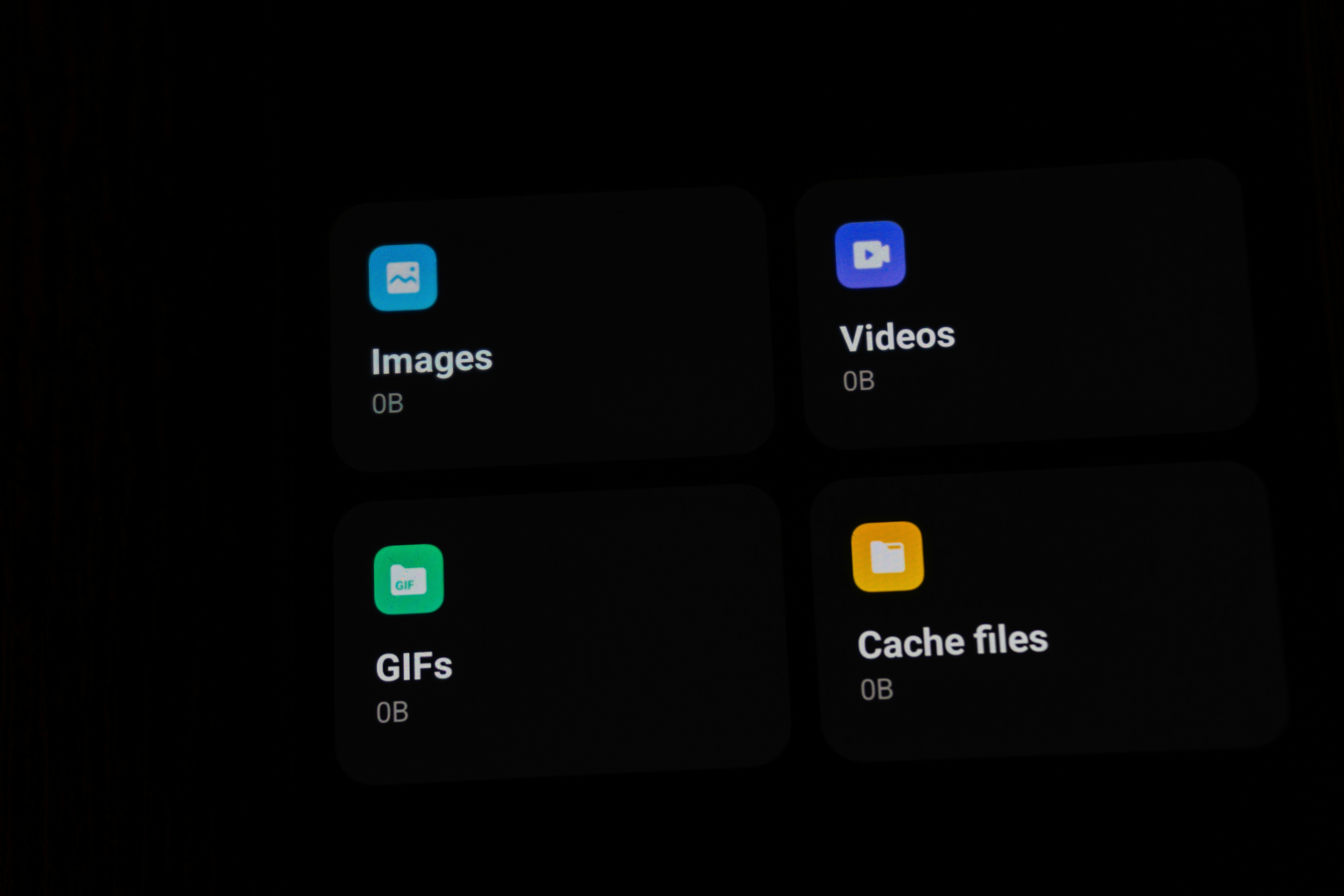 Cleaner app interface on android system. Data, junk files wiping and app uninstalling concept.
