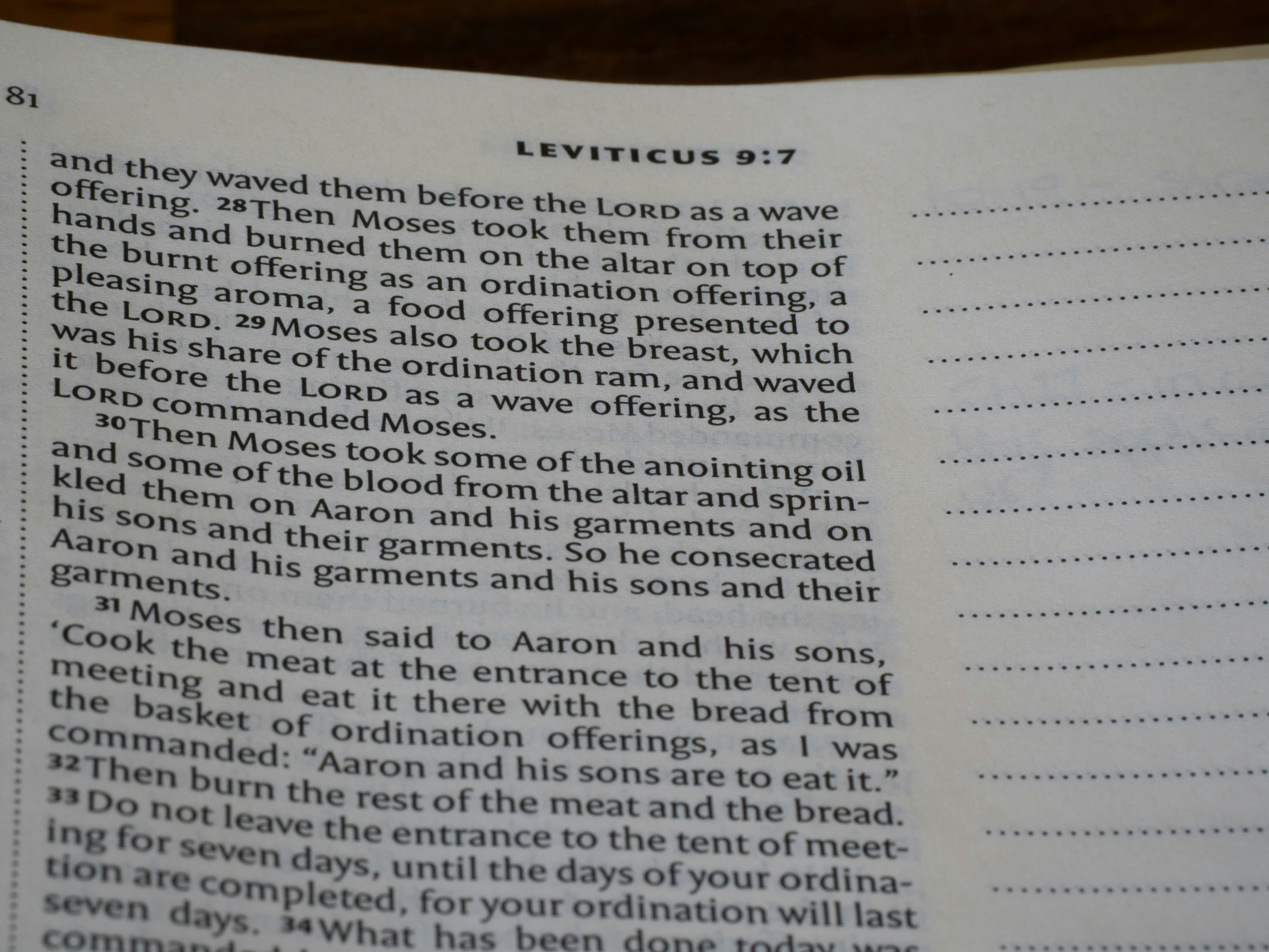 The Book of Leviticus
