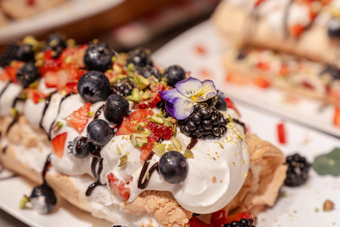 Tarte meringuée aux fruits rouges