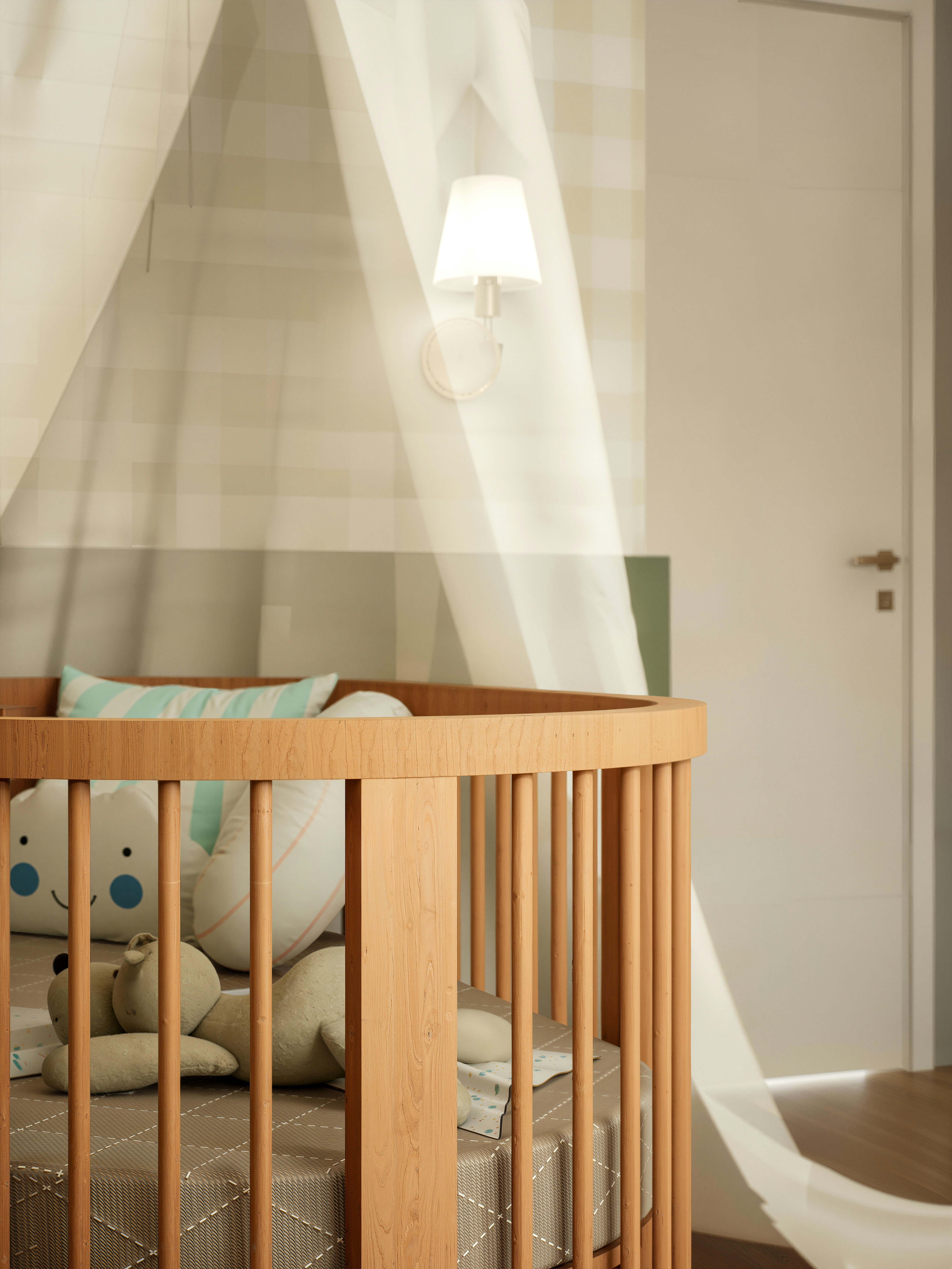 luxury nursery interior, wallpaper, Luxury Nursery Before and After: A Complete Design Guide 2
