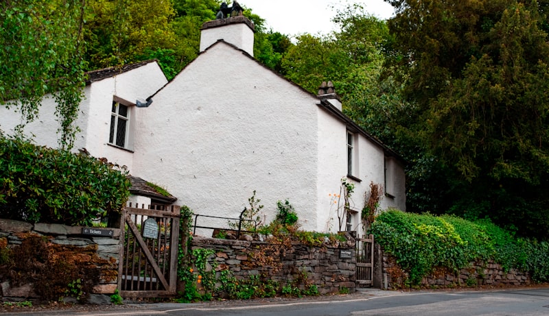 Lodge in ancient woodland in the Whicham Valley