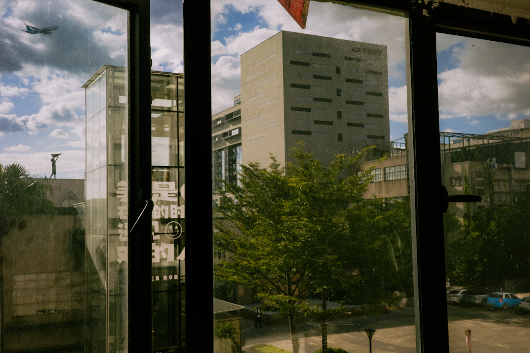 Glass window installation