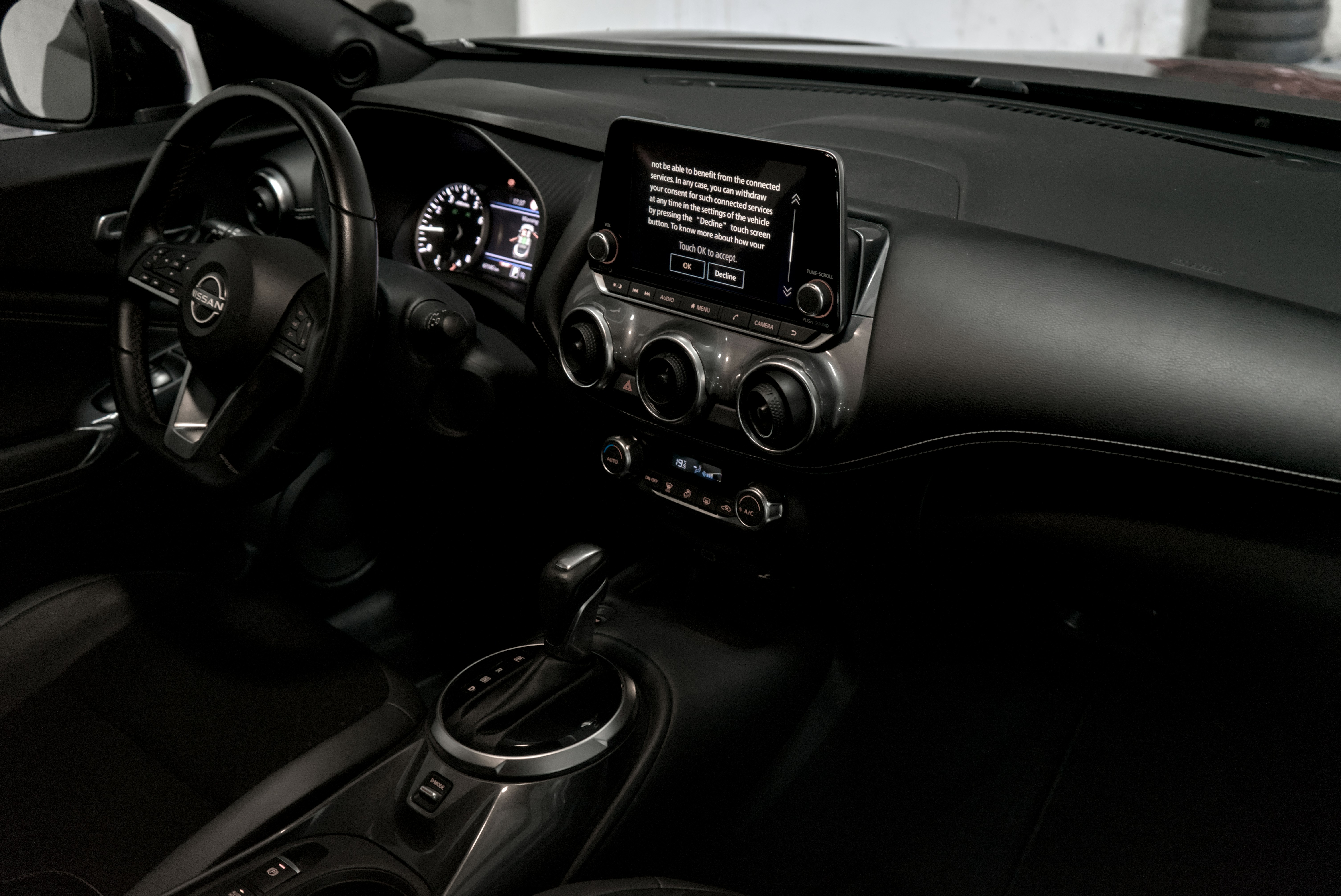 comfortable car interior