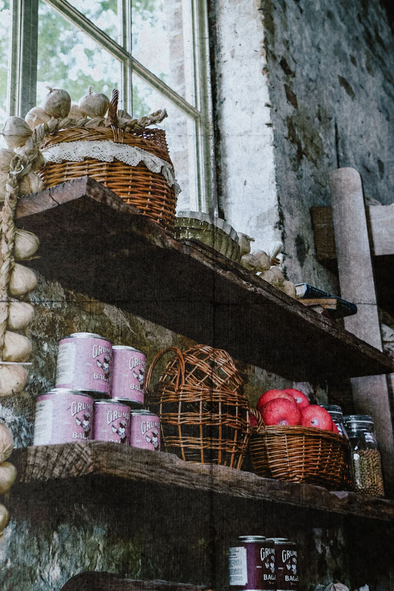 Wicker Storage Basket Kitchen Counter — Kitchen Decor Ideas 2026