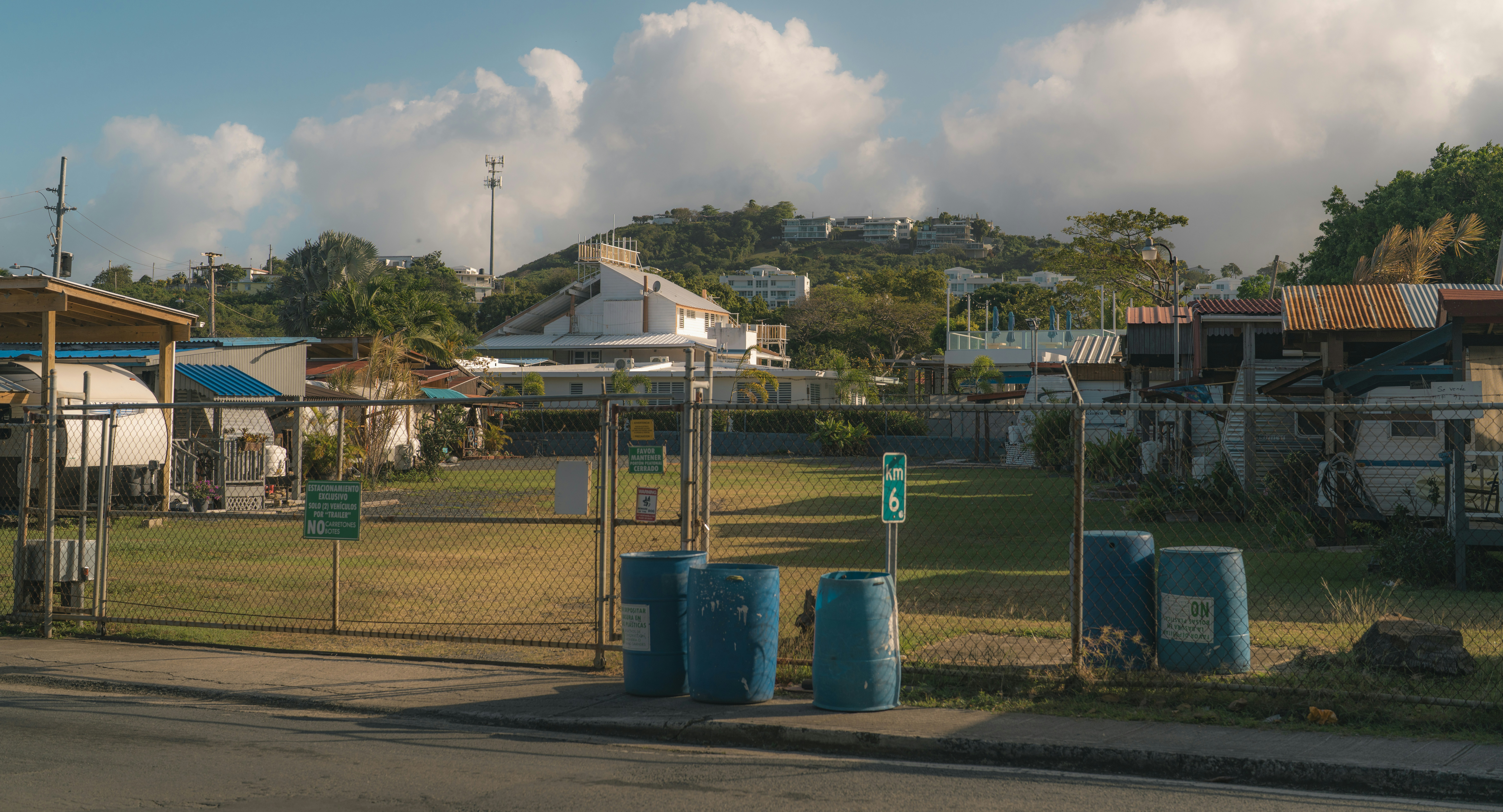 A laid-back afternoon in a village in Puerto Rico.