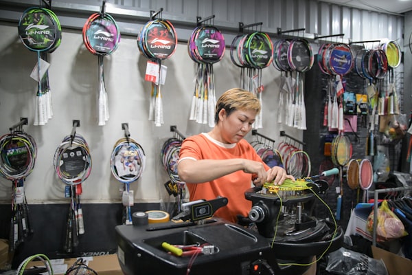 Badminton Strings and Grips