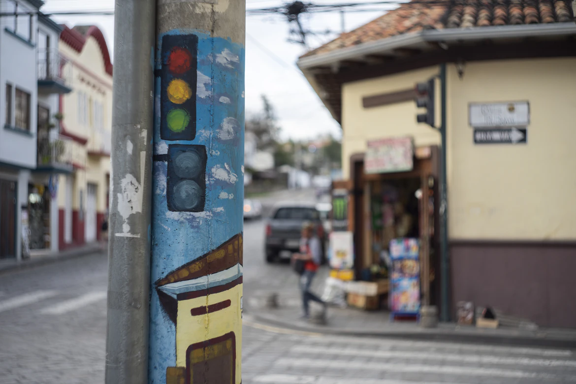 The architectural beauty of a historic street in Cuenca