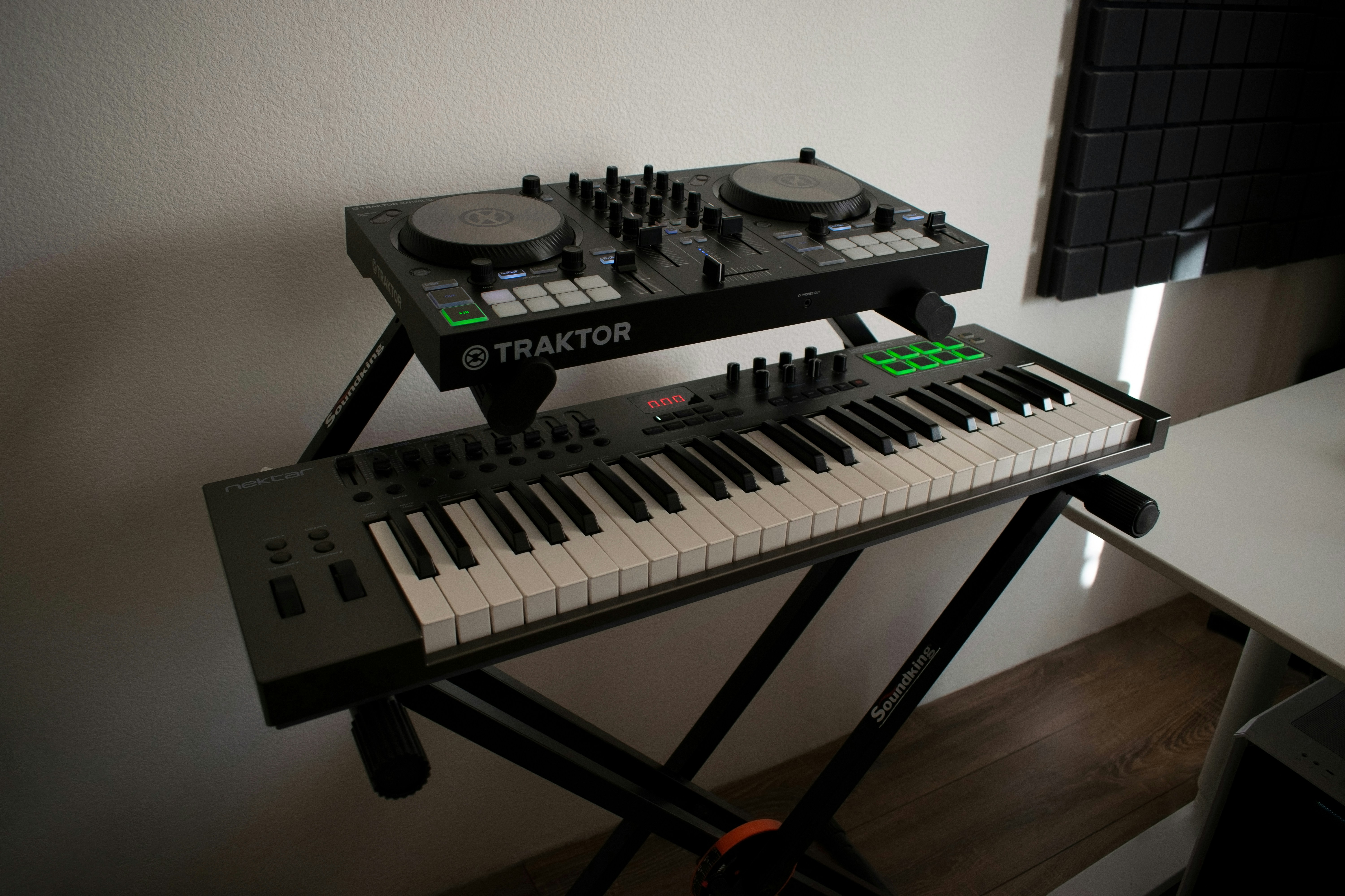 Professional DJ music equipment