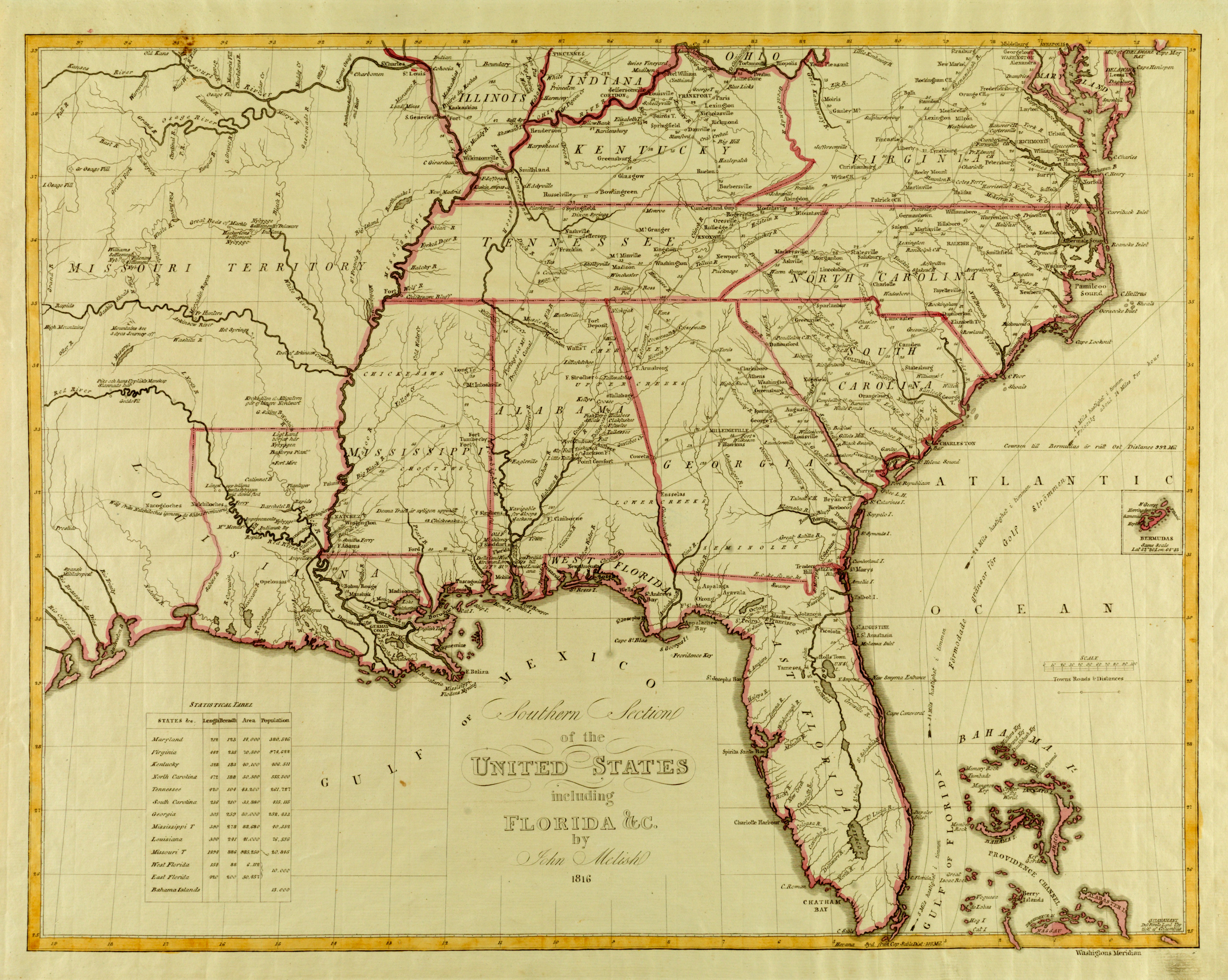 Congressional map outline of South Carolina showing the seven districts