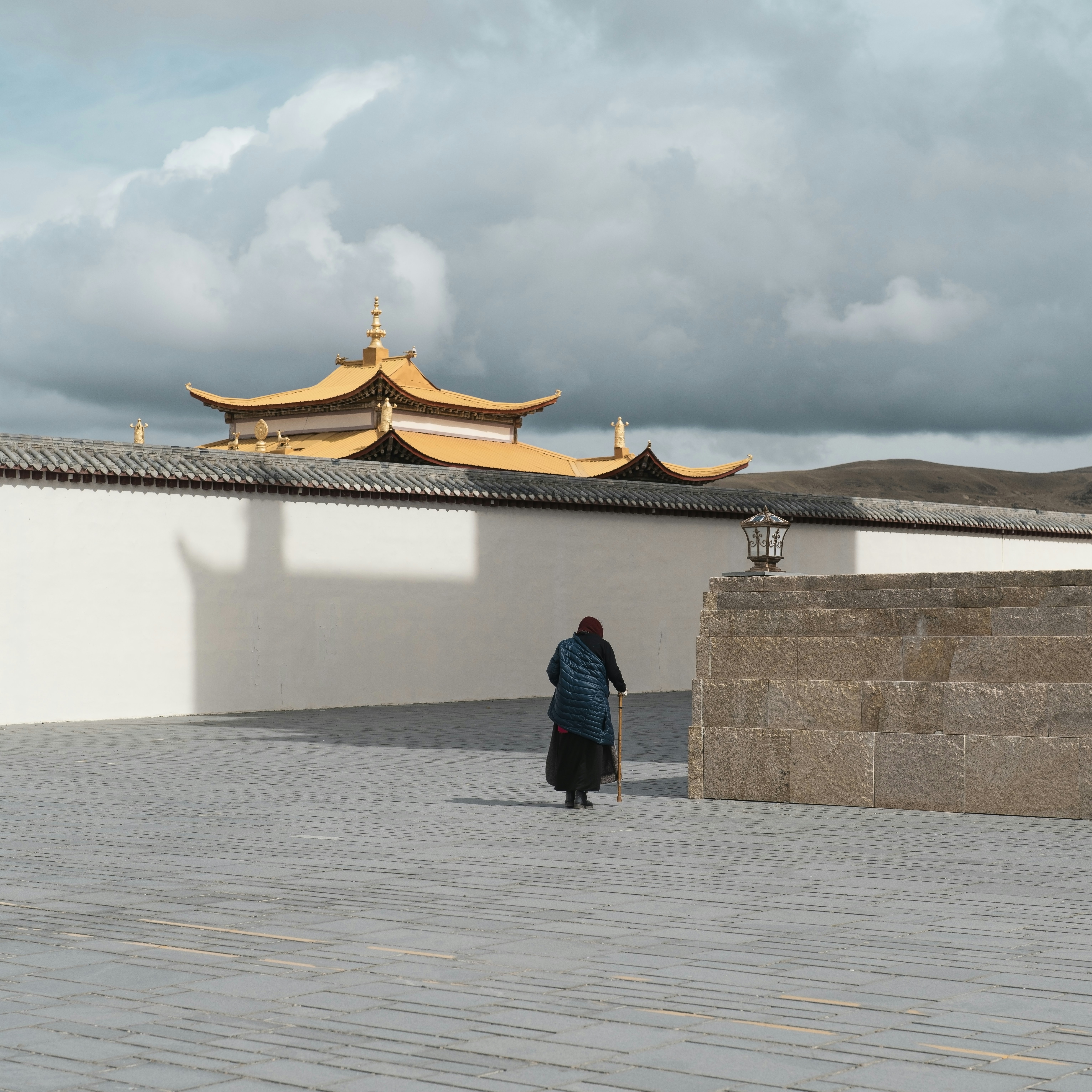 Lonely Faith photographed in Aba, Sichuan, China.