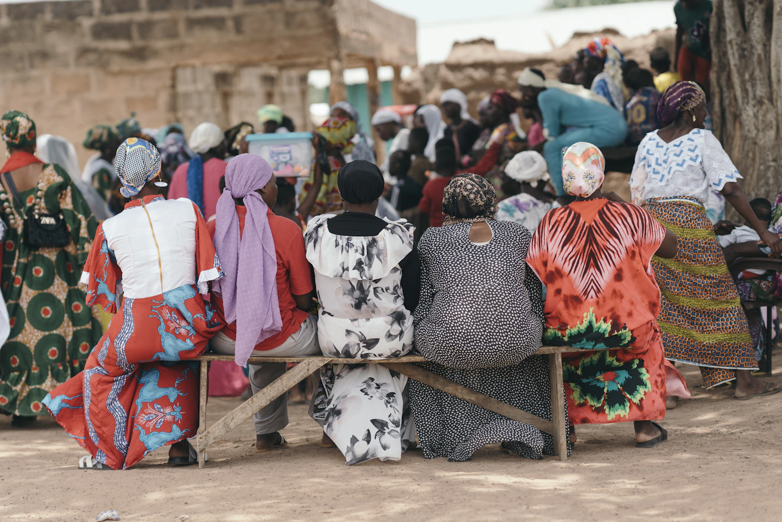 Malawian women in the community